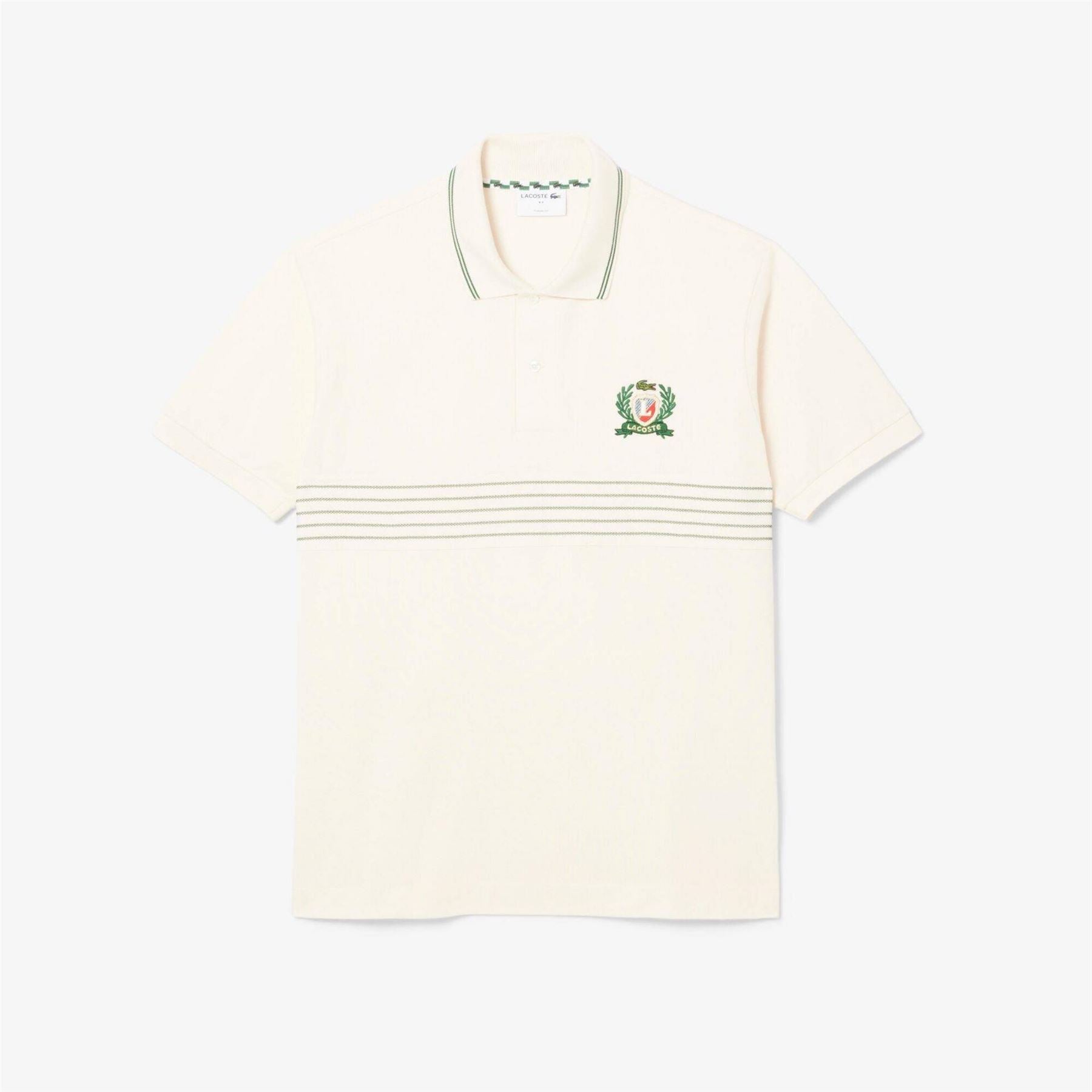 Lacoste Crest Short Sleeve Polo Shirt