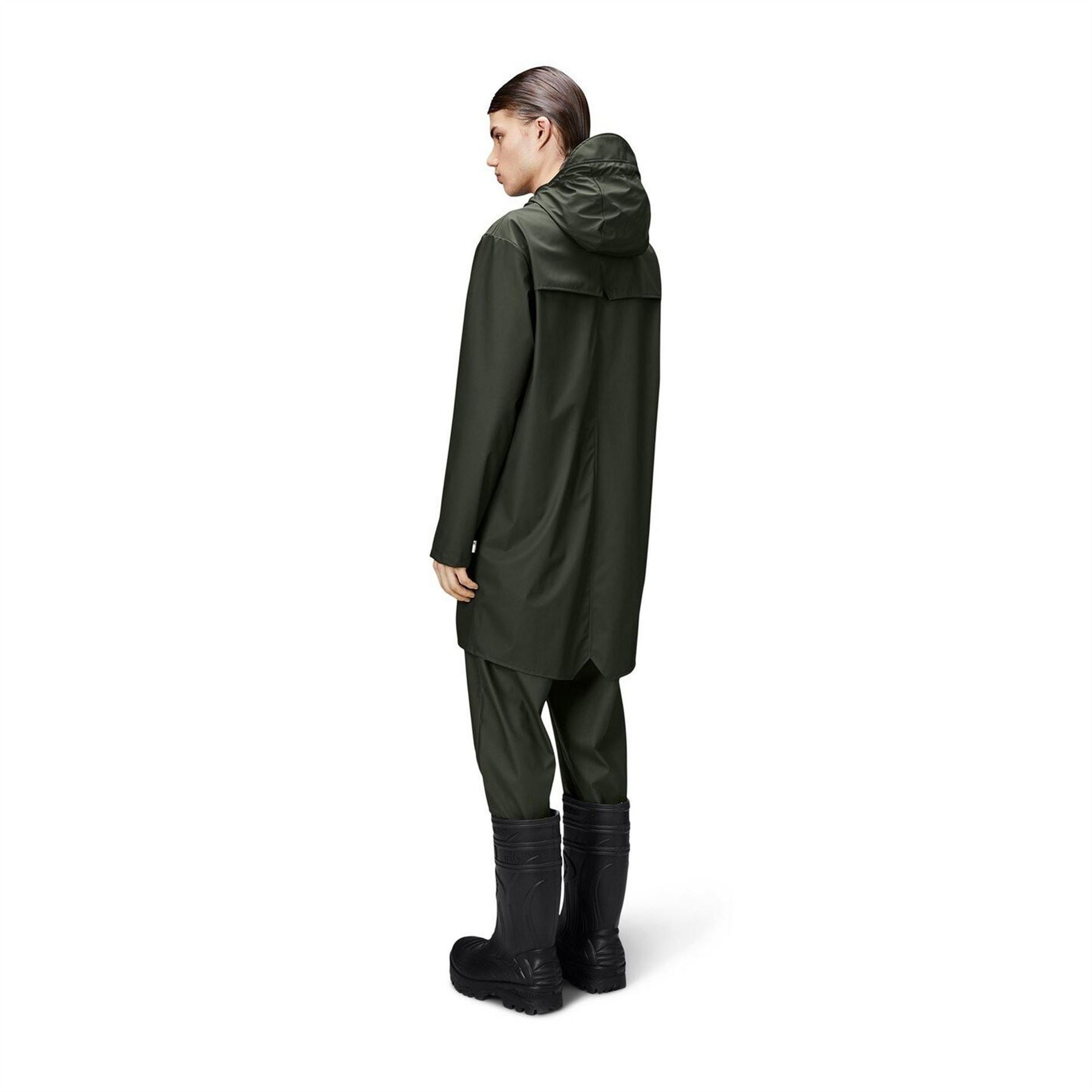 Rains Adults Waterproof Hooded Long Sleeve Rain Anorak
