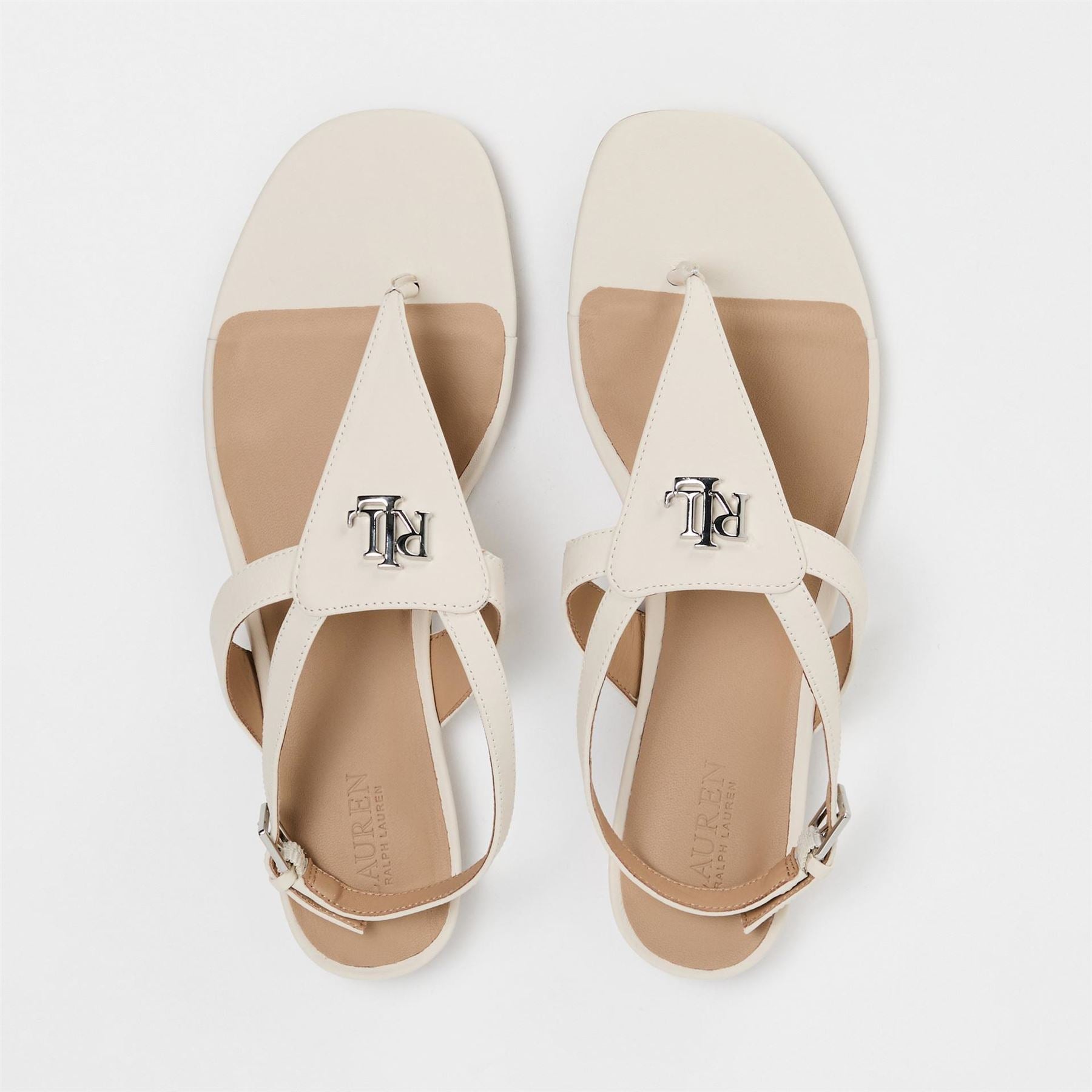 Lauren by Ralph Lauren Everley Toe Post Flatform Sandals