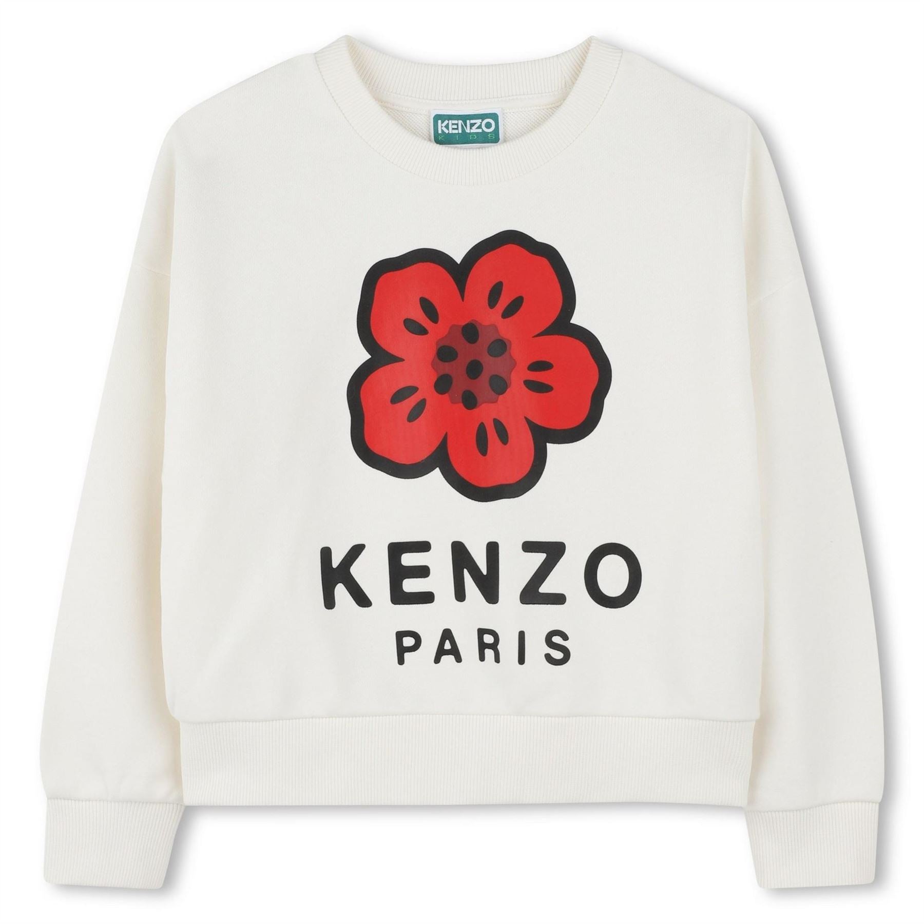 Kenzo Boke Flower Fleece Crew Sweatshirt