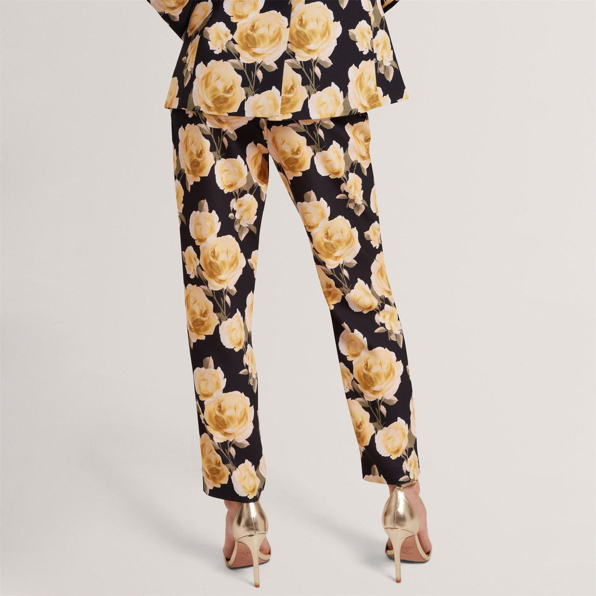 Ted Baker Printed Tapered Tailored Trousers