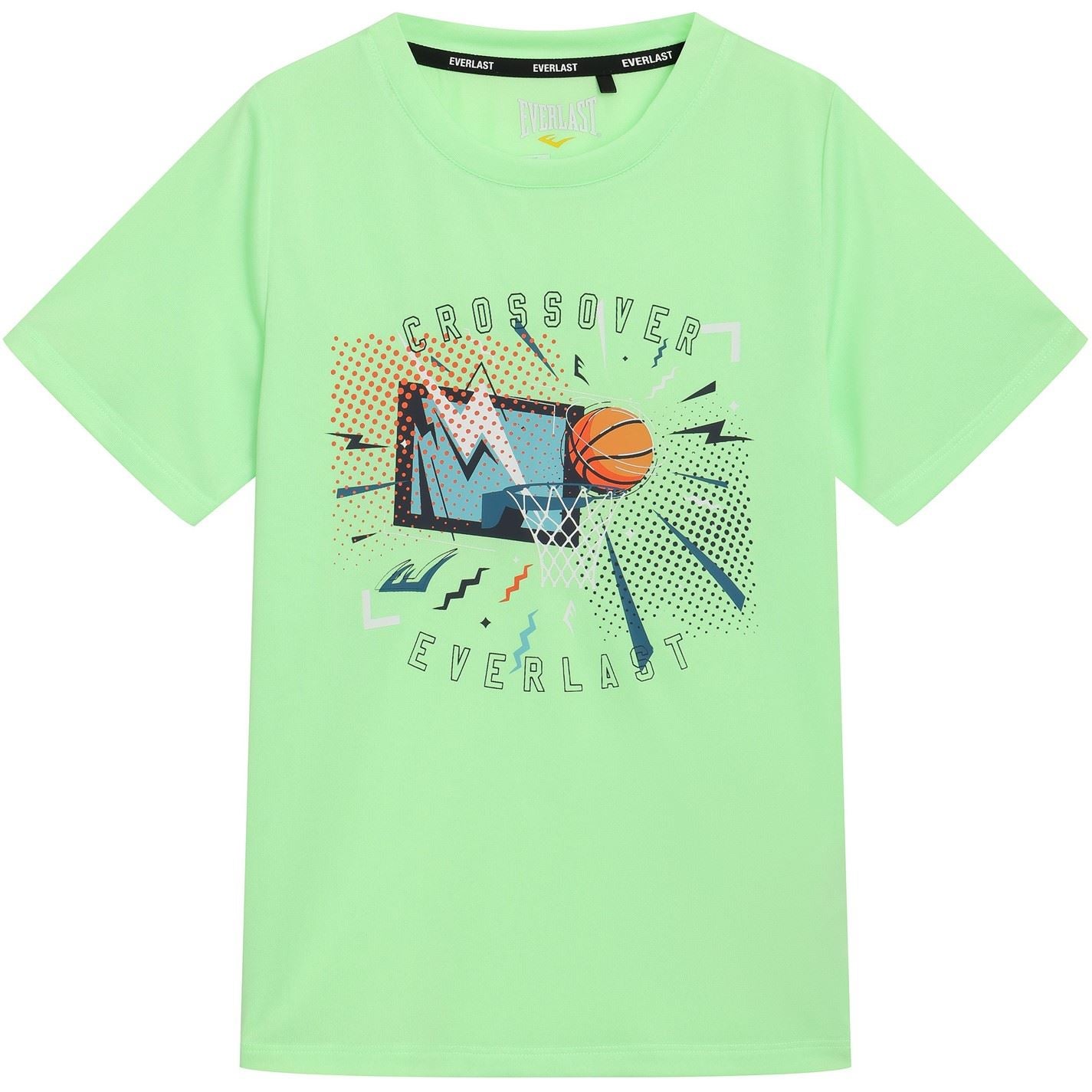 Everlast Basketball Short Sleeve Performance T-Shirts Juniors