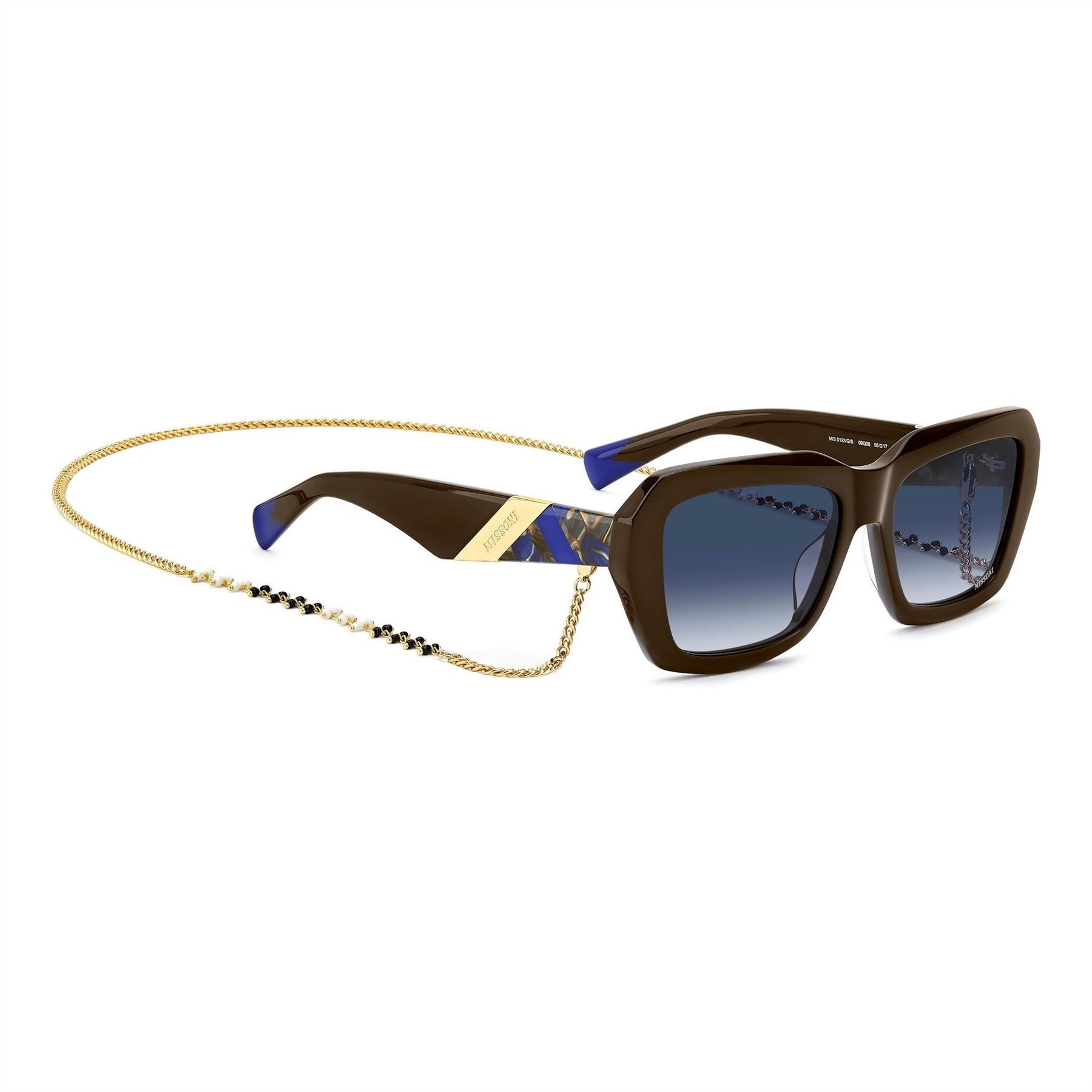 Missoni Rectangular Round Sunglasses