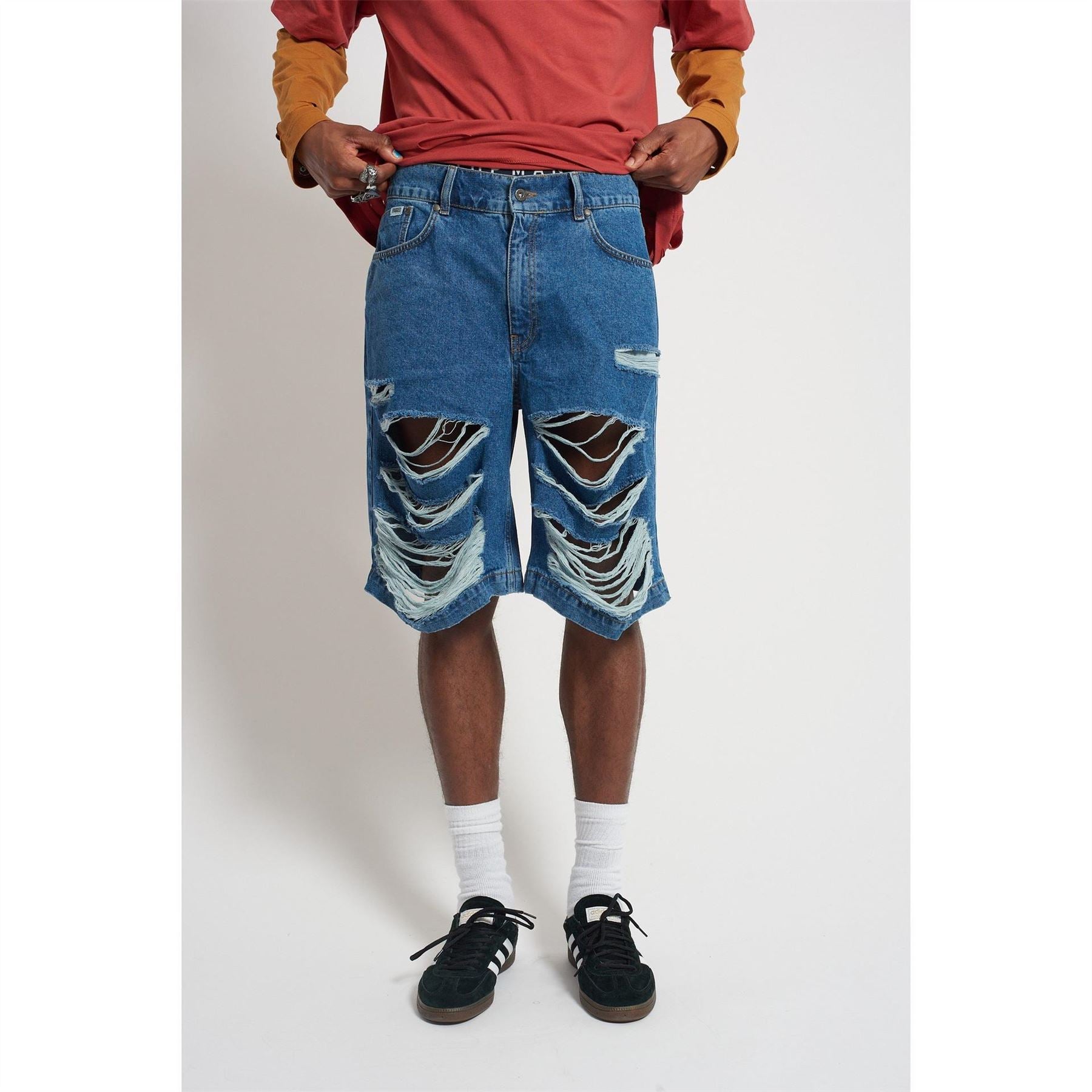 The Ragged Priest Feral Denim Shorts