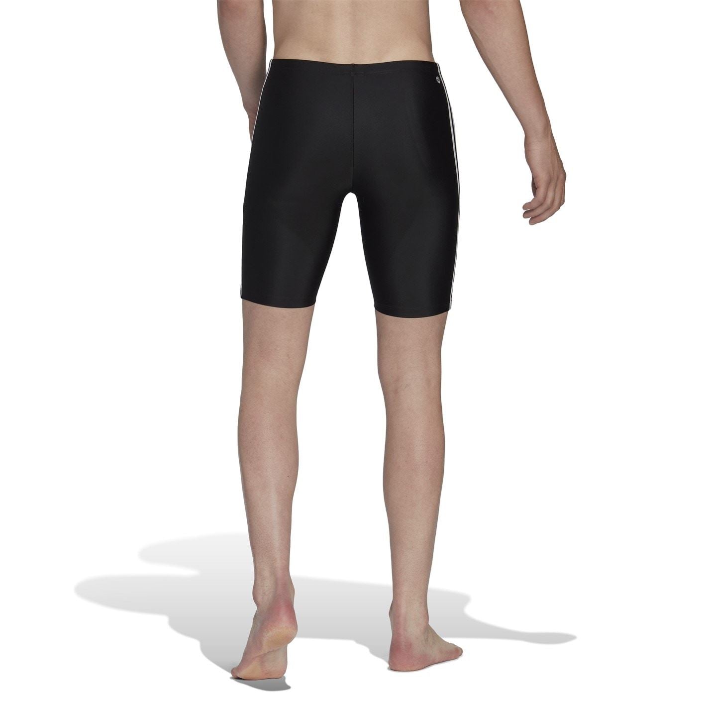 adidas Mens Primeblue 3 Stripes Swim Jammer