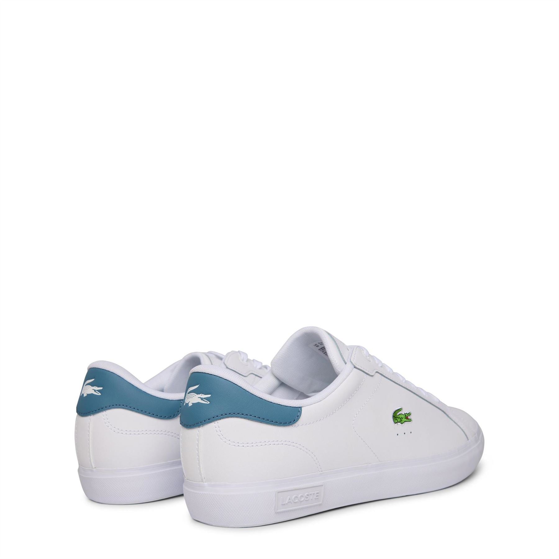 Lacoste Powercourt Low Top Crocodile Print Sneakers