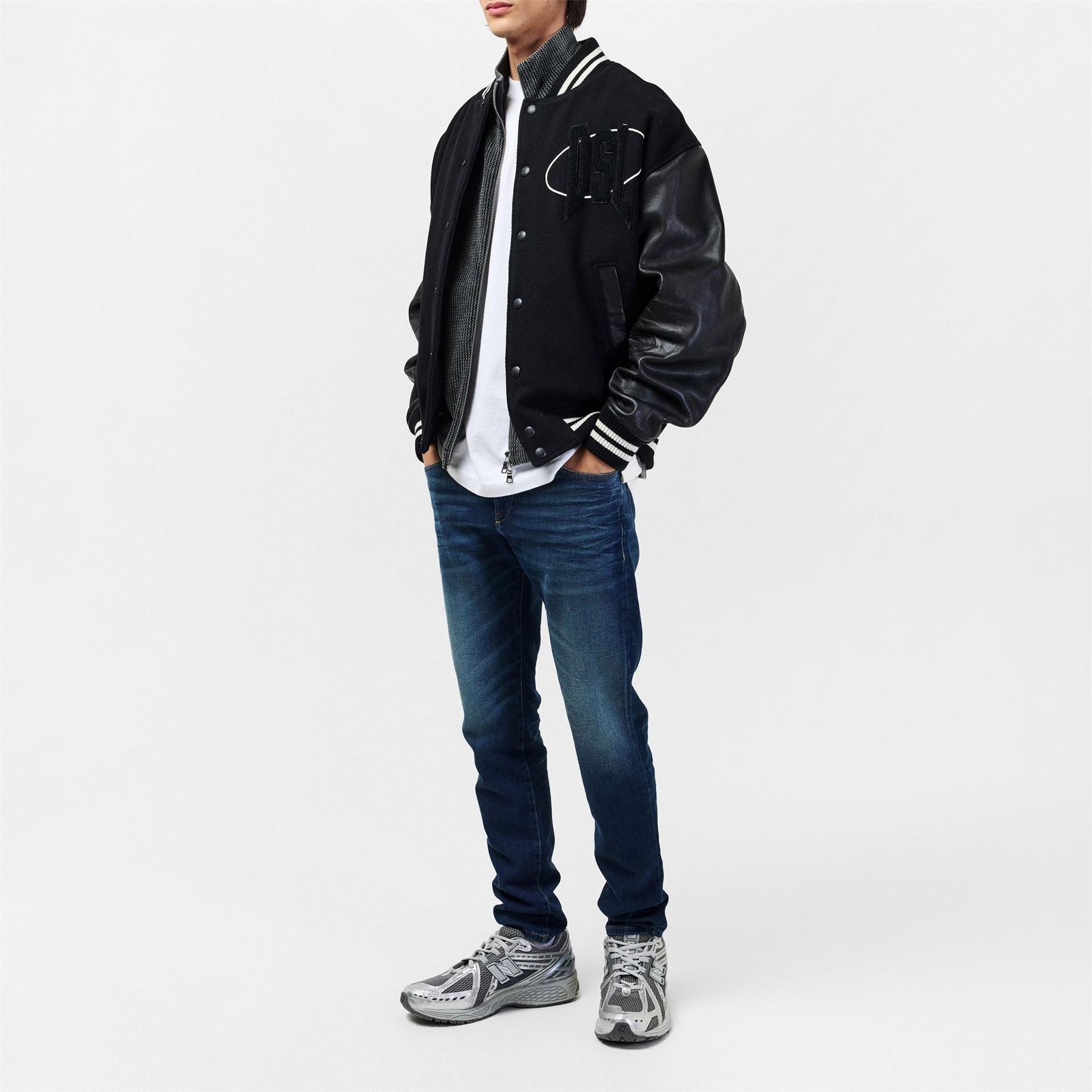 Diesel Striket Z Five Pocket Straight Leg Jeans