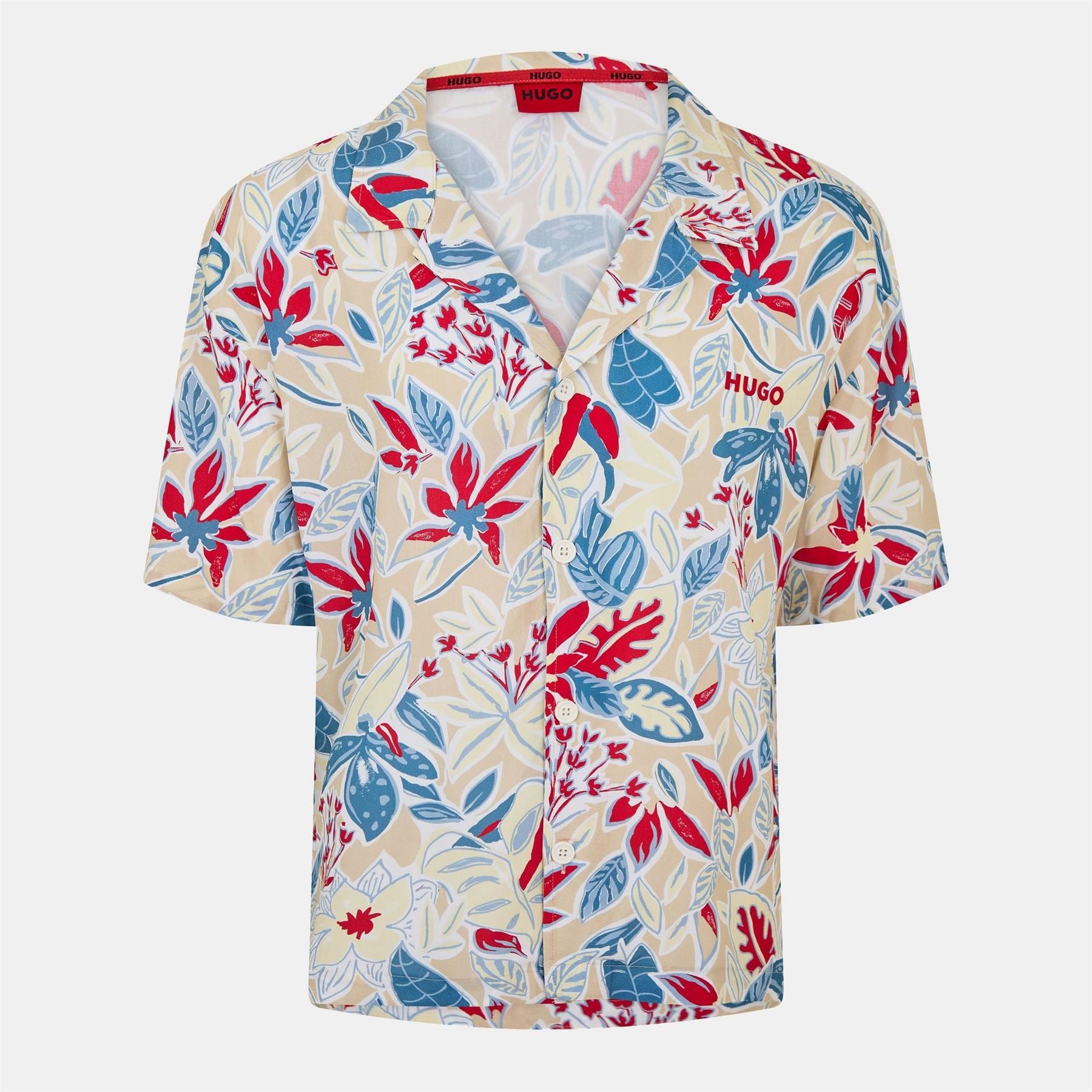 Hugo Beach Relaxed Short Sleeve Plain Shirt