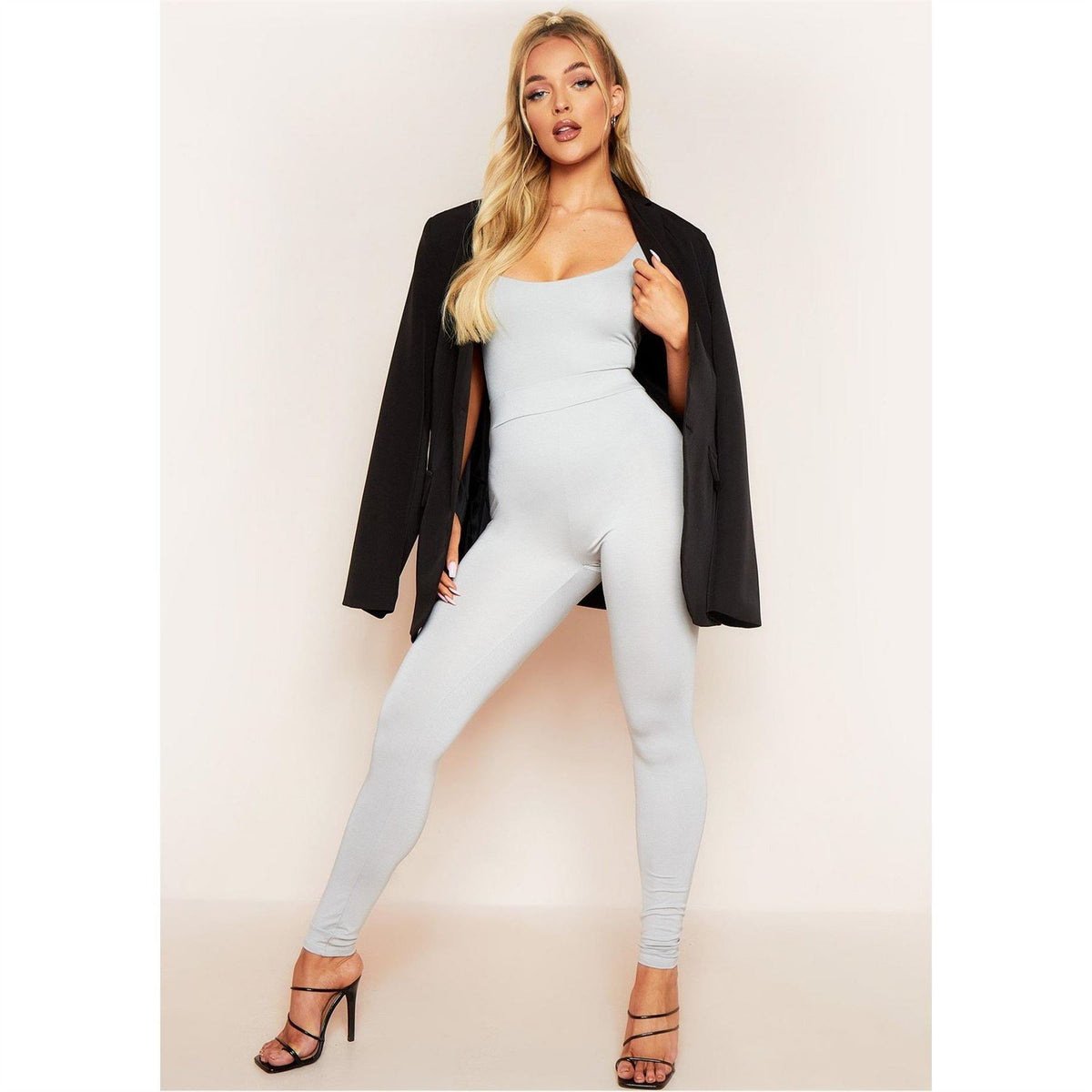 Missy Empire Waisted Basic Jersey Leggings