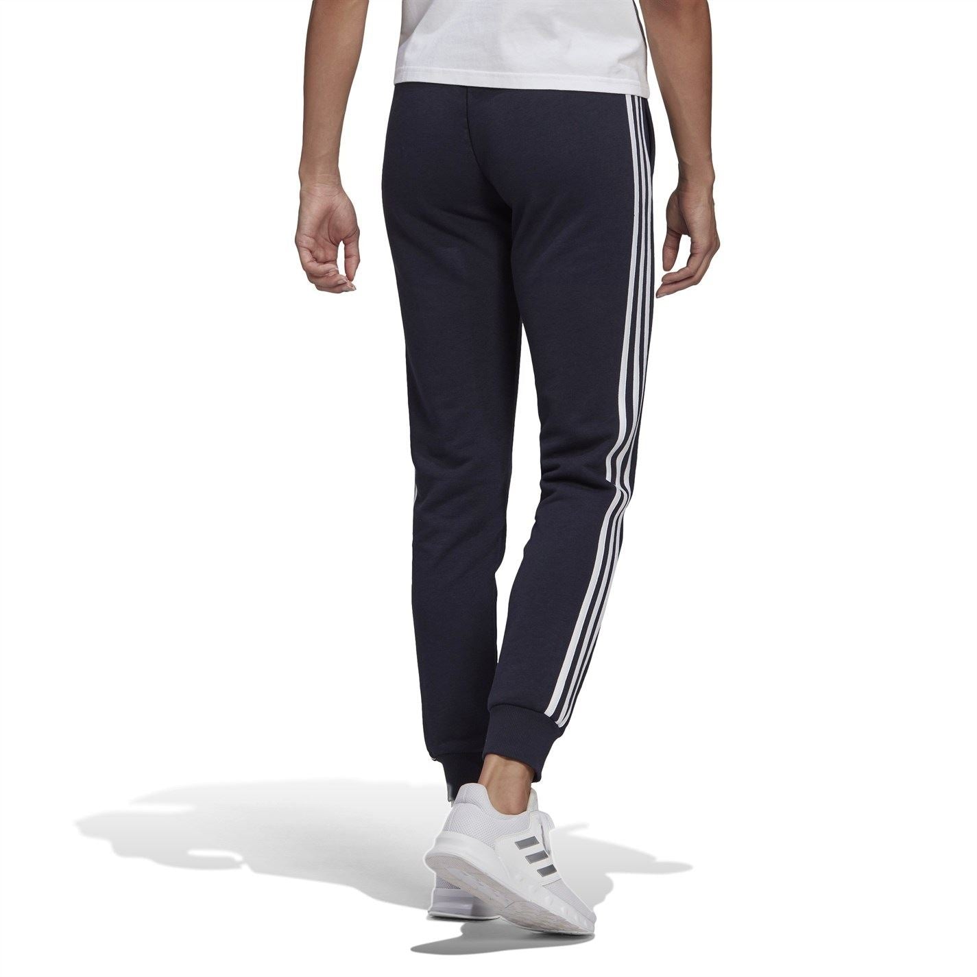 adidas Womens Essentials 3 Stripes Pants Slim
