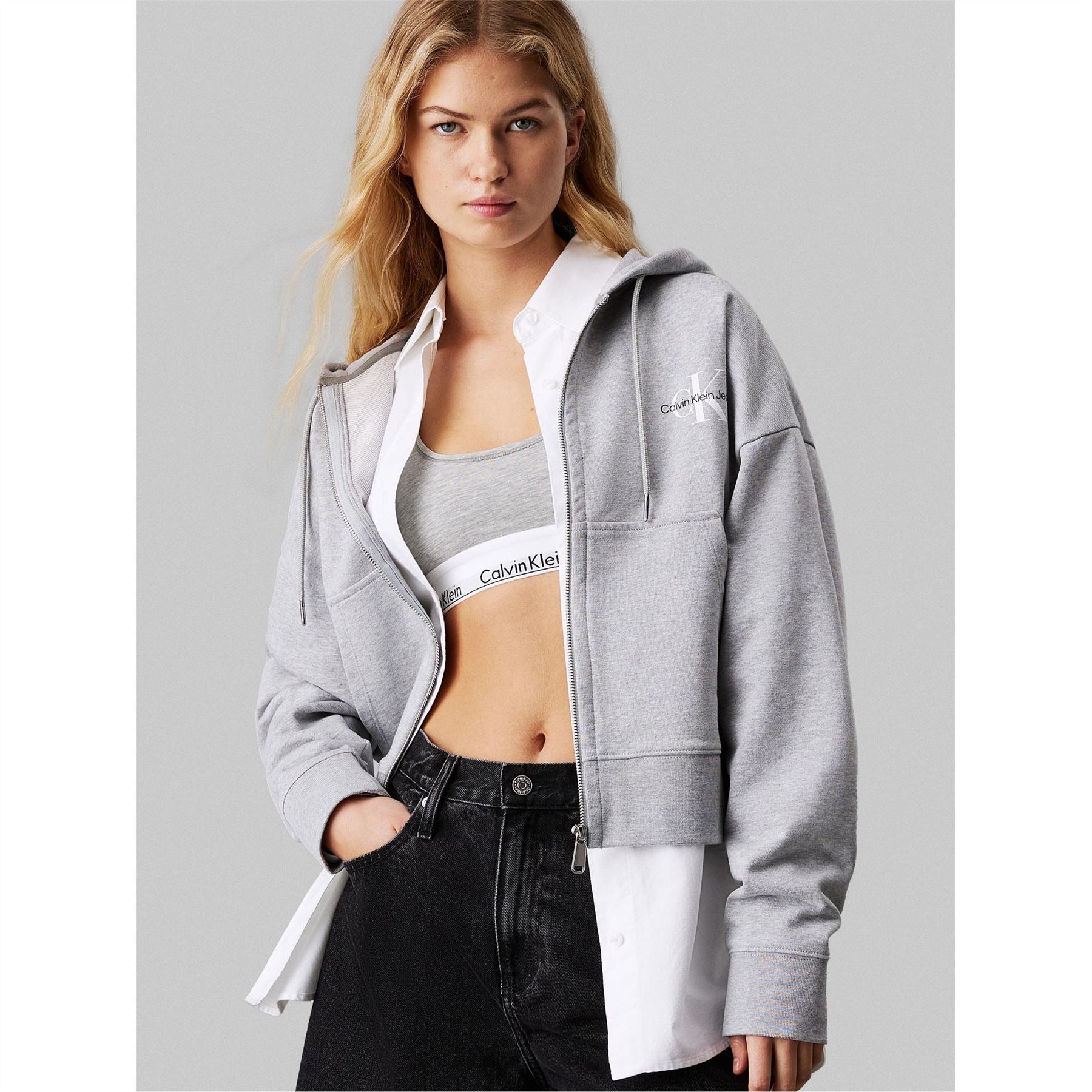 Calvin Klein Jeans Monologo French Terry Hoodie