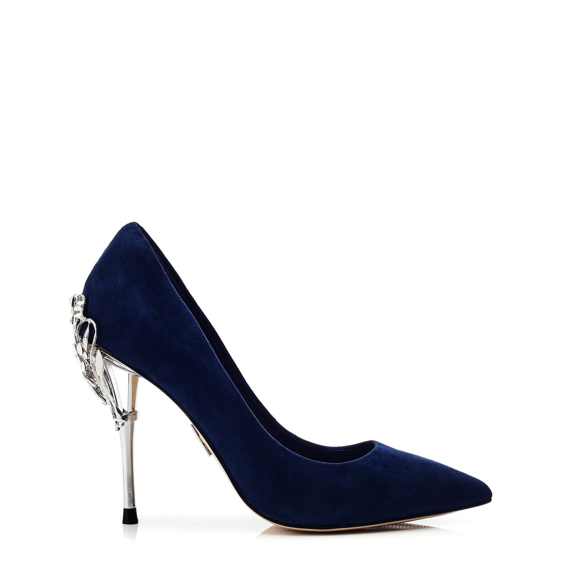 Moda in Pelle Ilari Ivory Leather Stiletto Court Shoes
