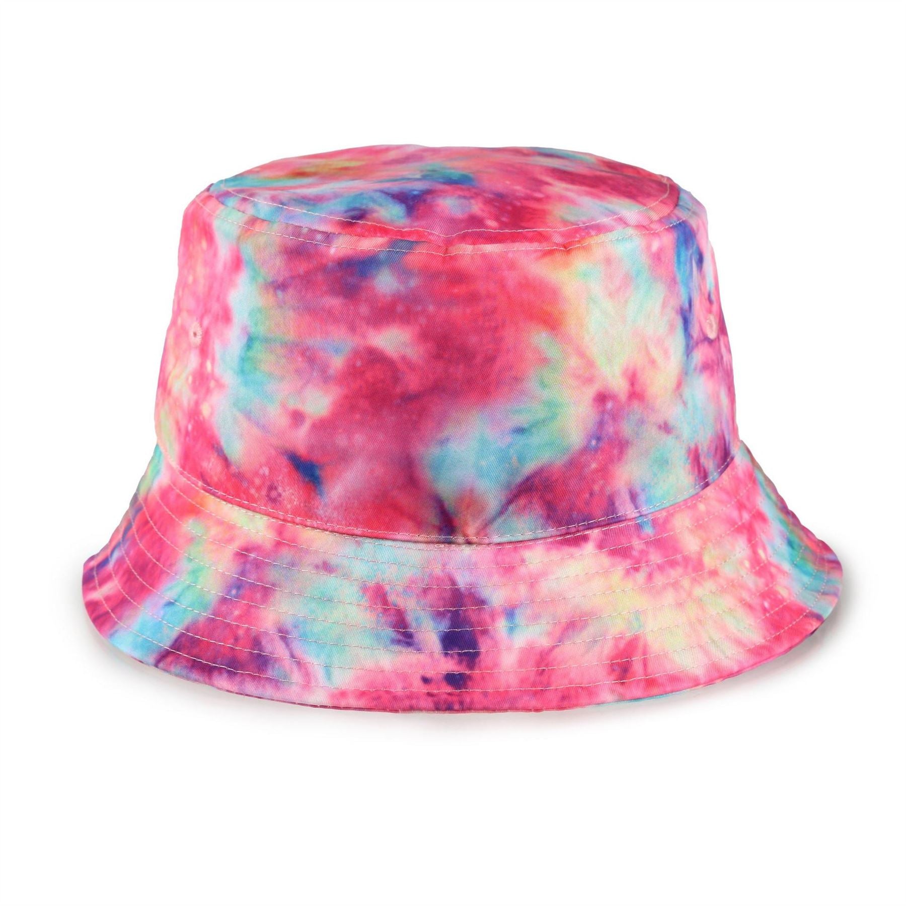 Spiral All Around Brim Panel Construction Bucket Hat