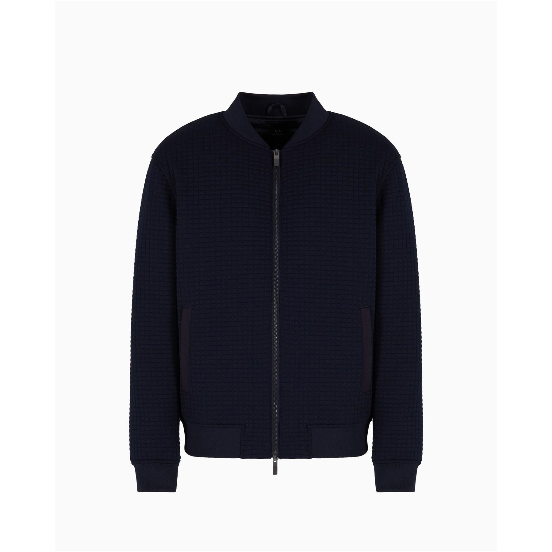 Armani Exchange Exchange Textured Harrington Jacket
