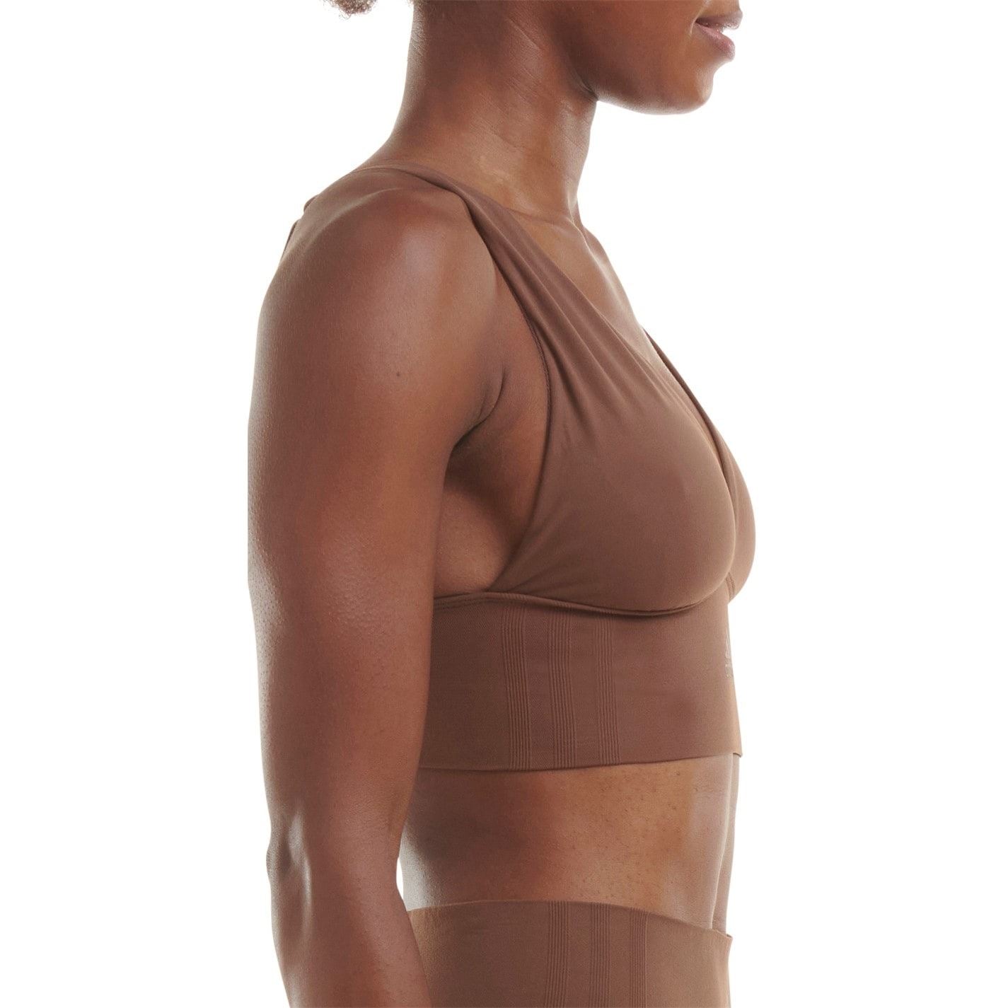 adidas Sport Active Seamless Micro Stretch Long Line Plunge Bra