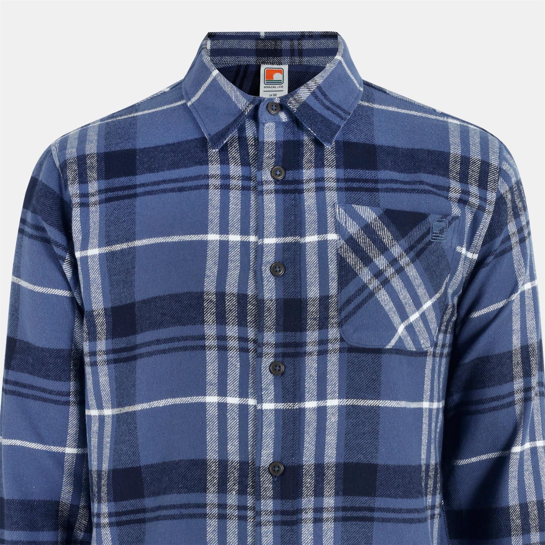 SoulCal Soul Check Long Sleeve Patterned Shirt