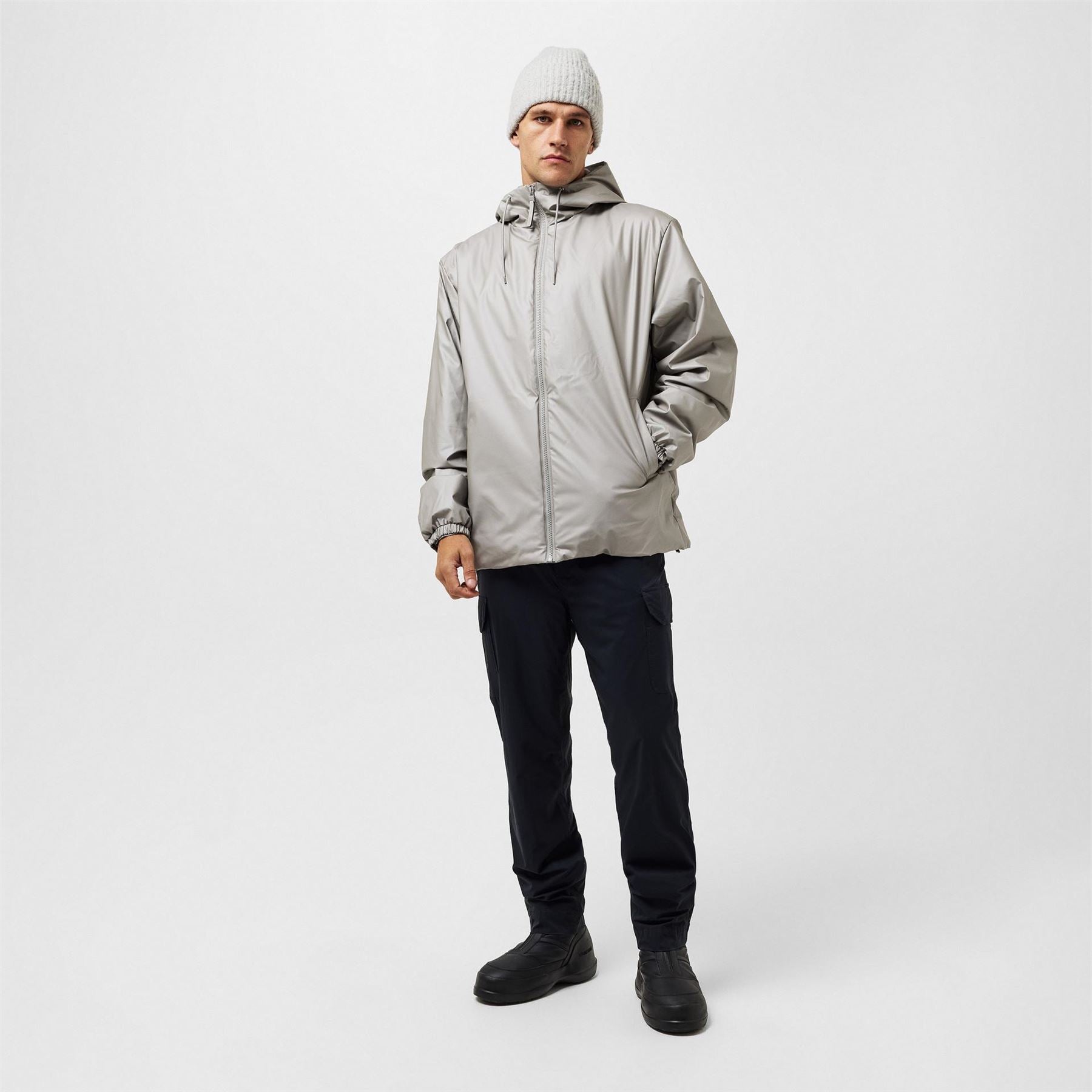 Rains Lohja Insulated Waterproof Hooded Rain Anorak