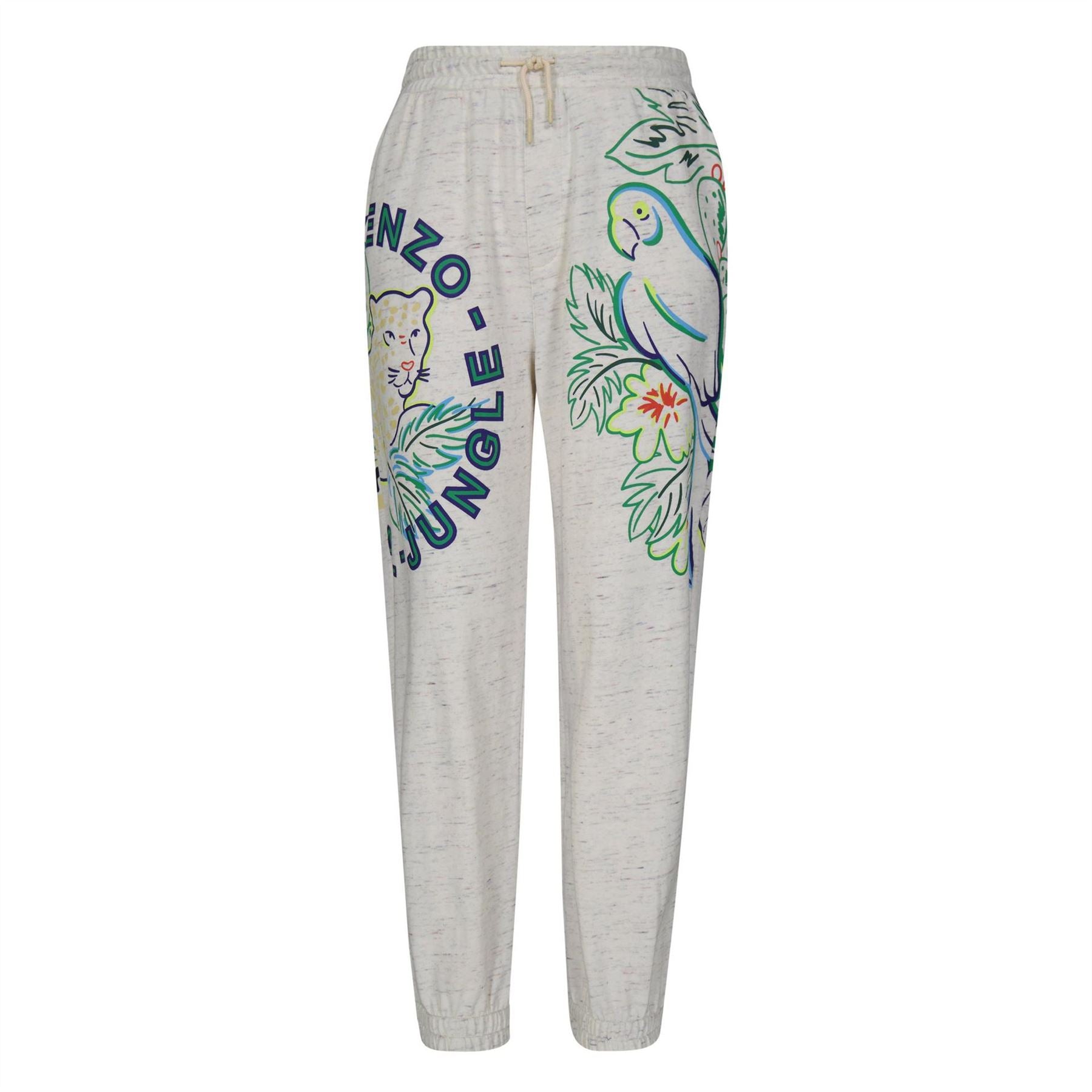 Kenzo All Over Print Closed Hem Fleece Joggers