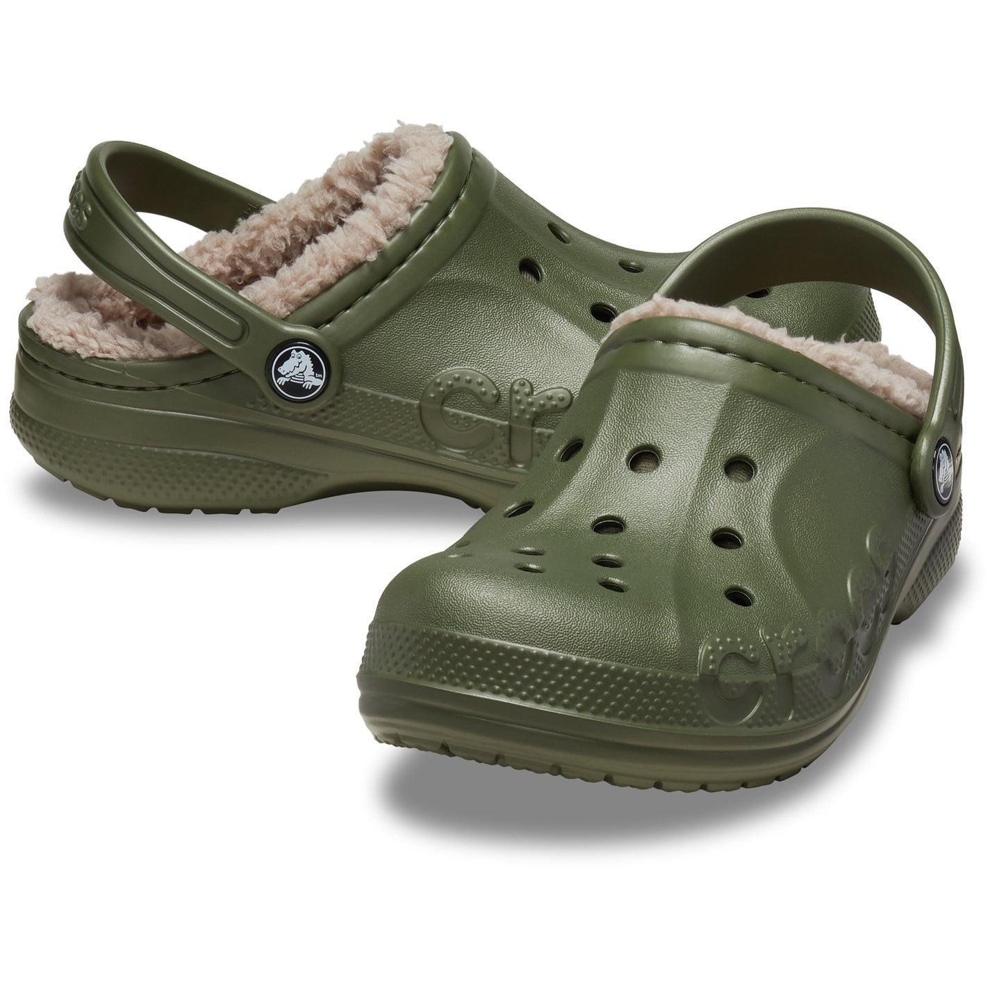 Crocs Baya Lined Closed Toe Clogs for Children