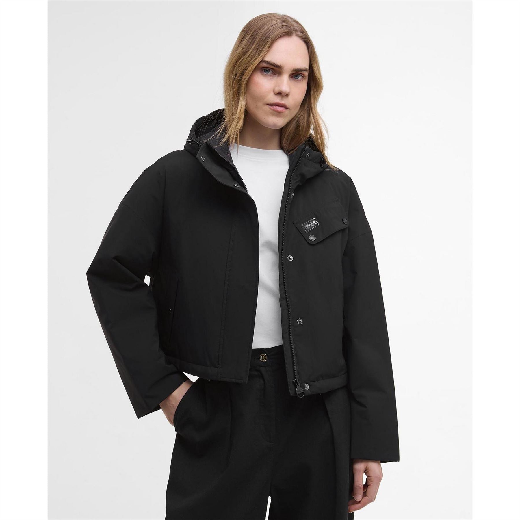Barbour International Cropped Waterproof Jacket