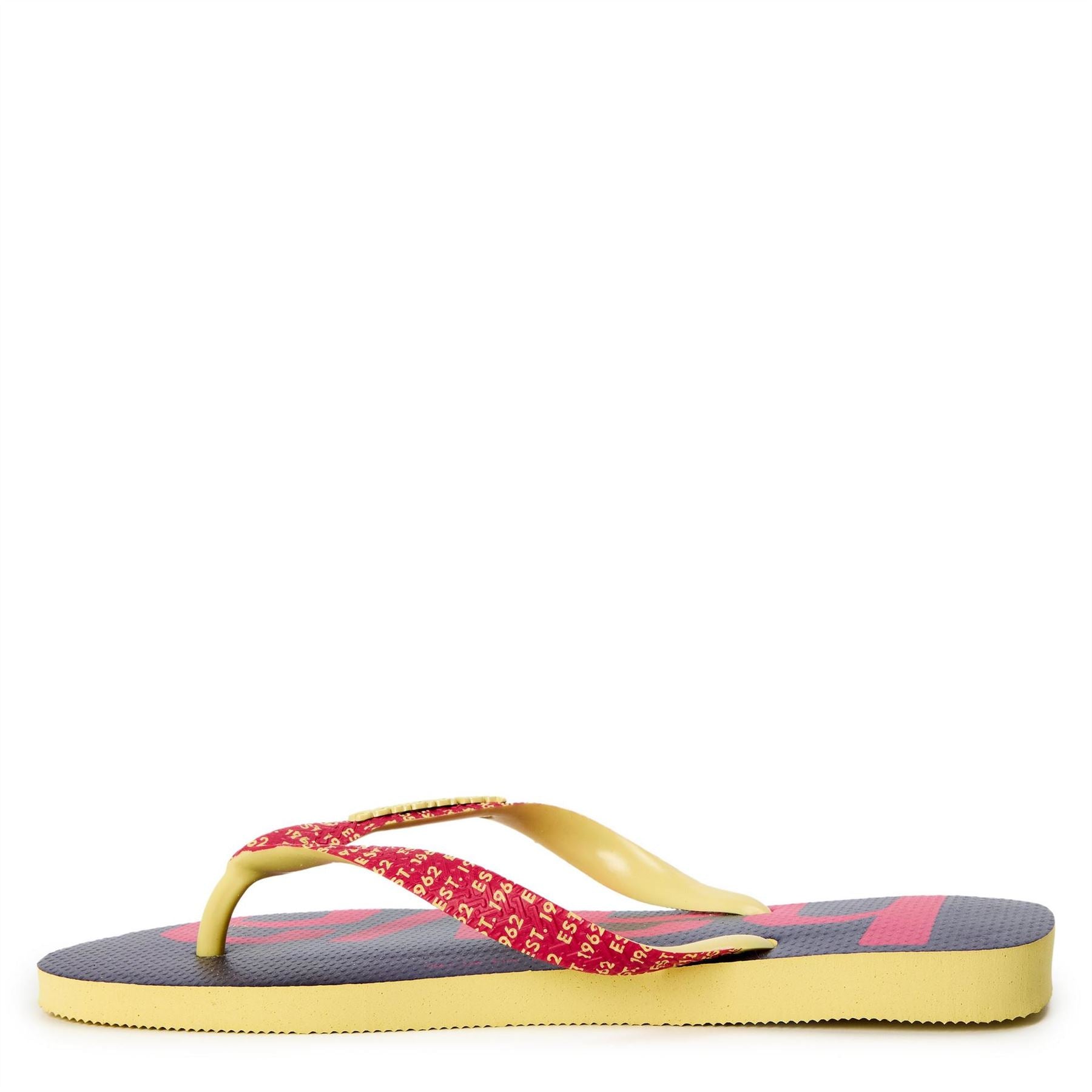 Havaianas Womens Hav. Top Logomania Mid Tech Lemon Y Flip Flops