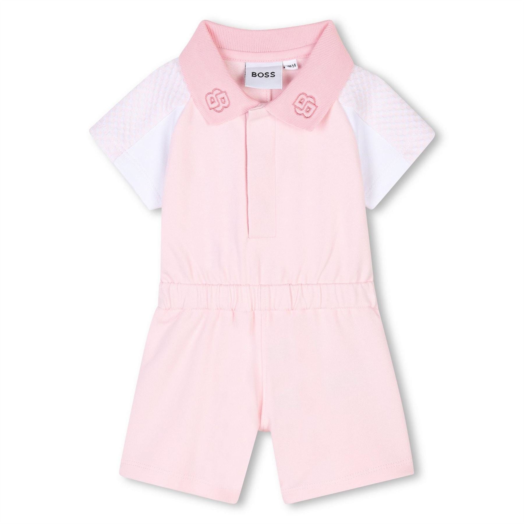 Boss Logo Playsuit For Babies