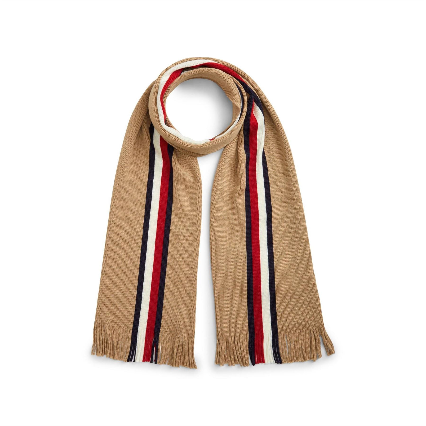 Tommy Hilfiger Stripe Wool Blend Scarf