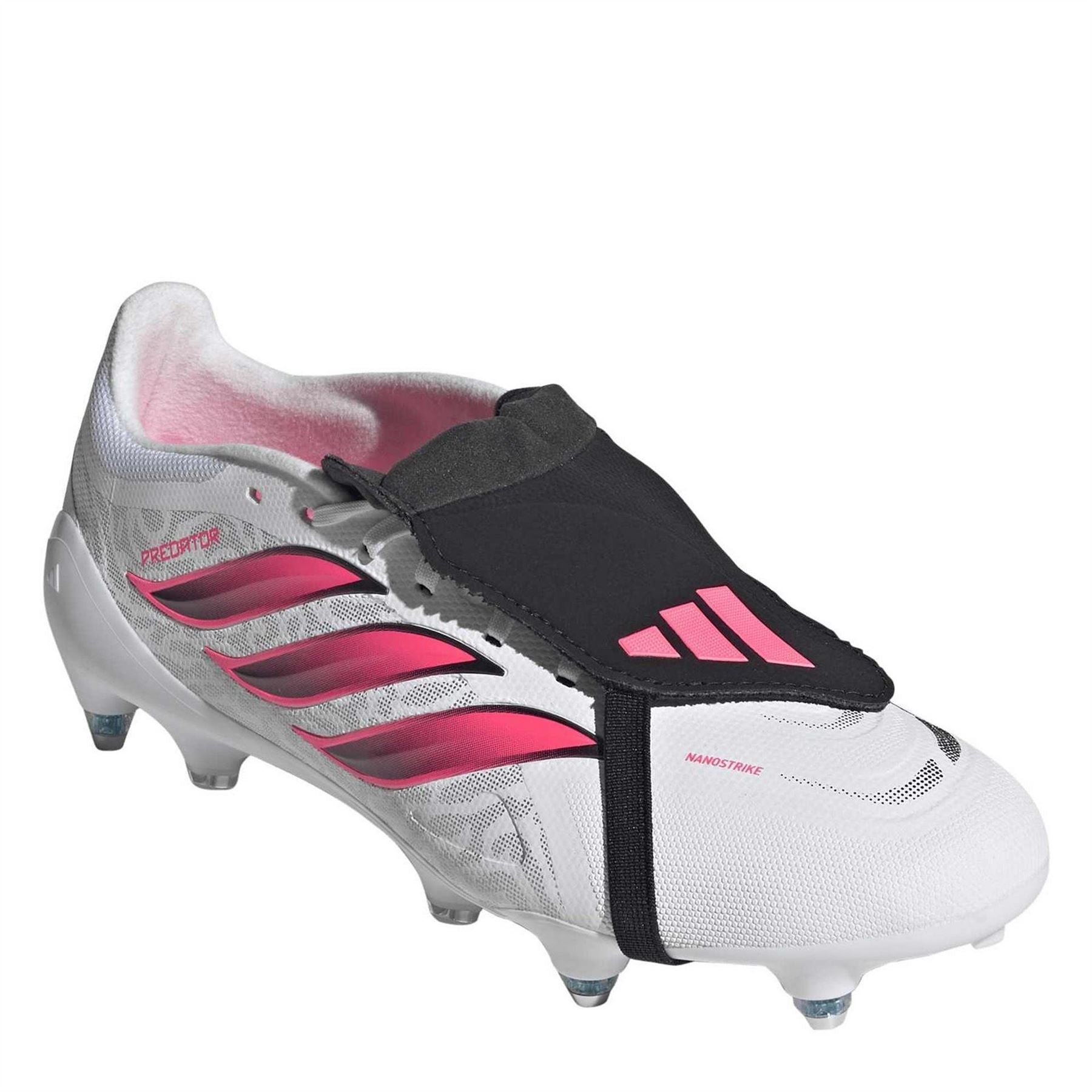 adidas Mens Predator Fold Over Tongue Academy Soft Ground Football Boots