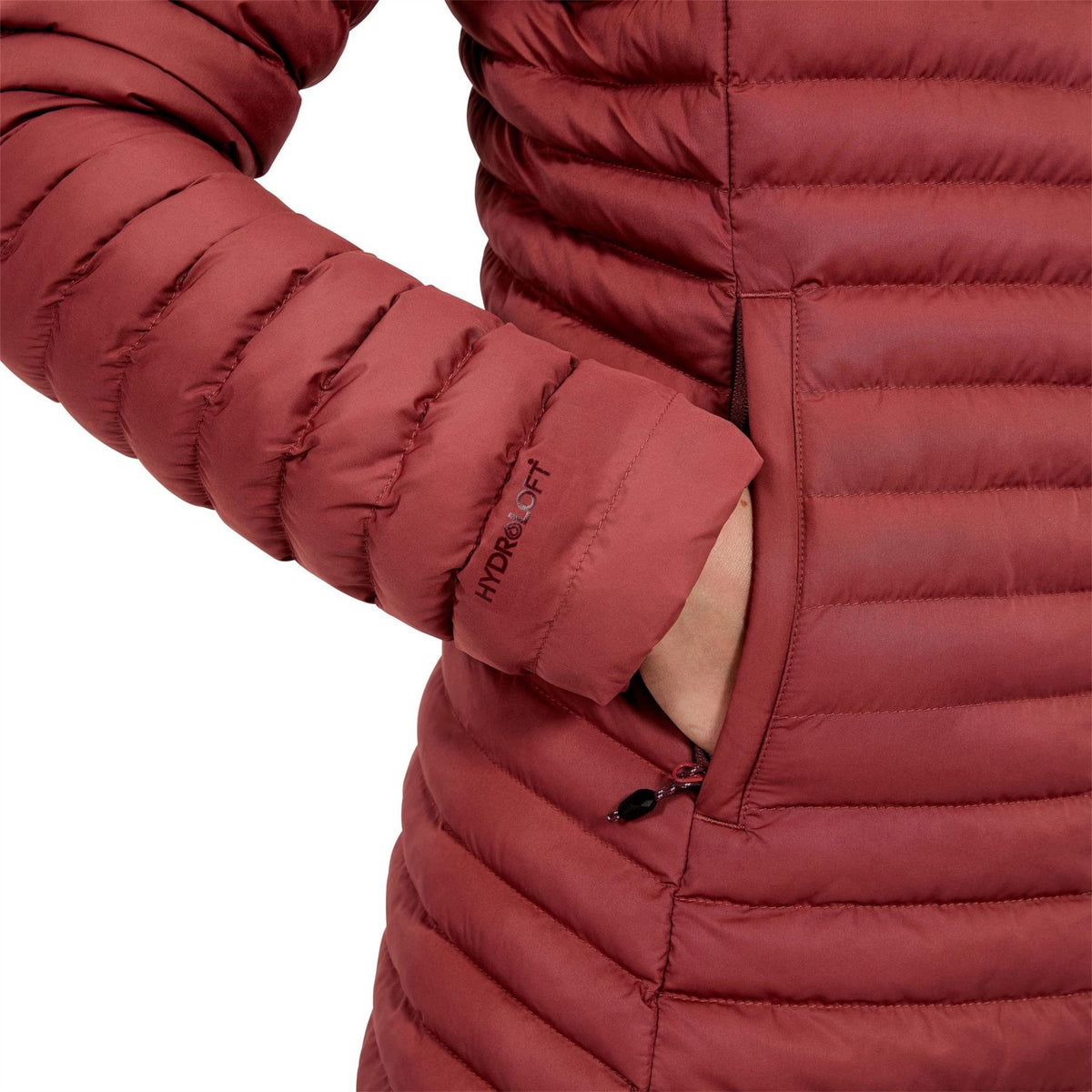 Berghaus Nula Solid Patterned Hooded Puffer Jacket with Woven Cuff