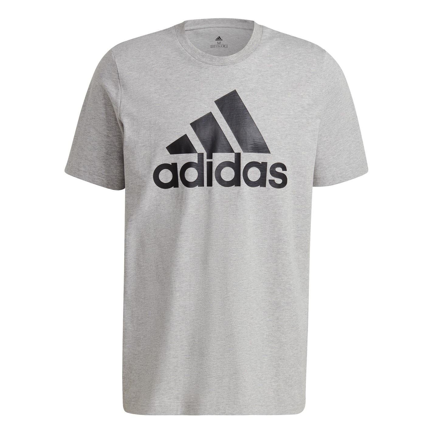 adidas Logo Print Crew Neck Short Sleeve T-Shirt