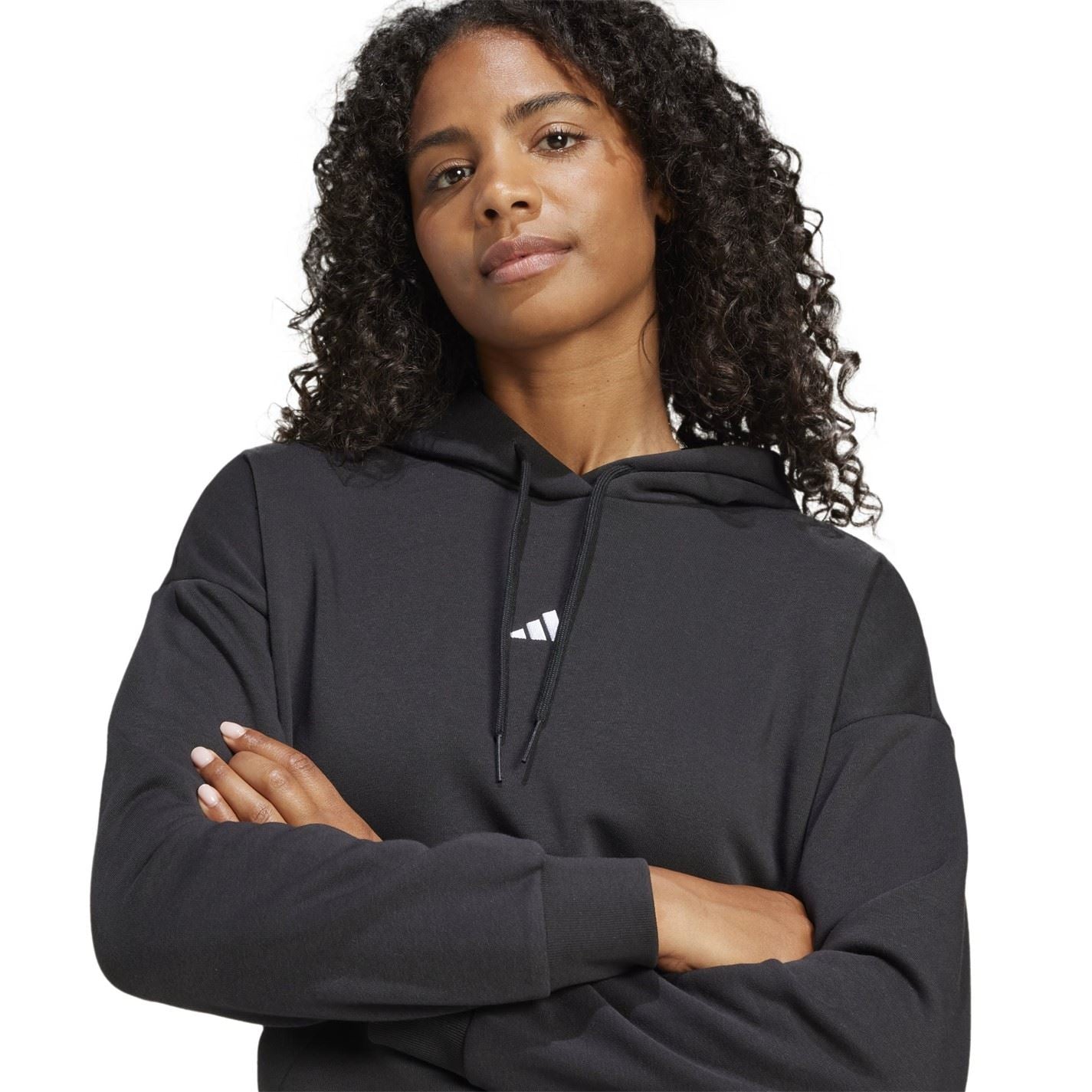 adidas Essentials 3 Stripes Fleece Hoodie