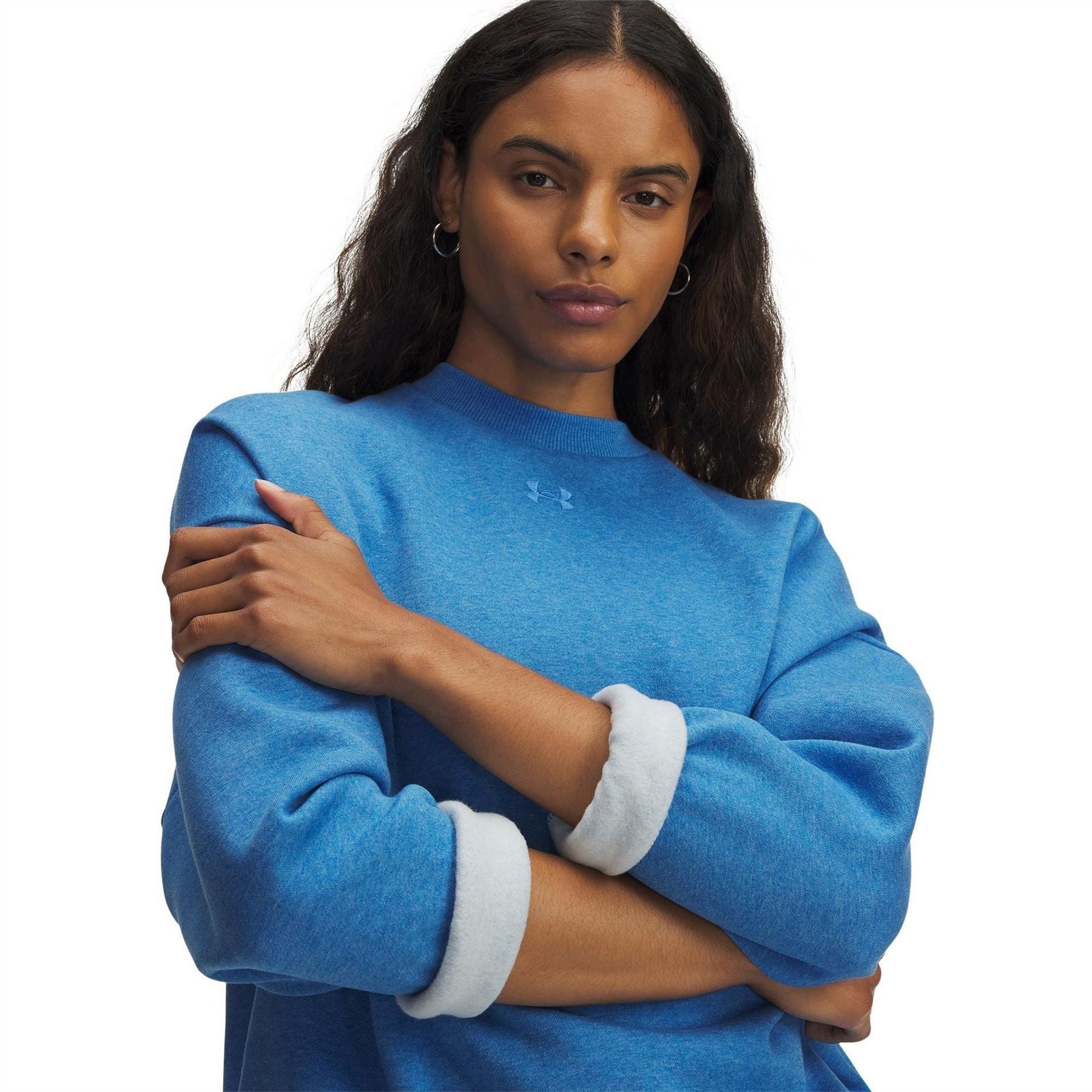 Under Armour Womens Armour Rival Fleece Os Crew Sweatshirt
