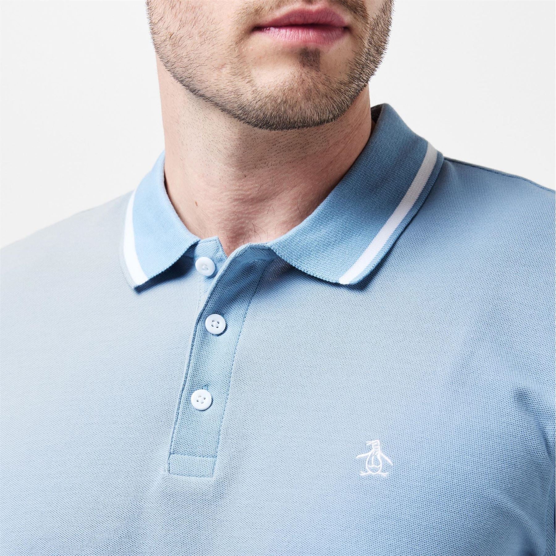 Original Penguin Contrast Tipped Polo Regular Fit Shirt
