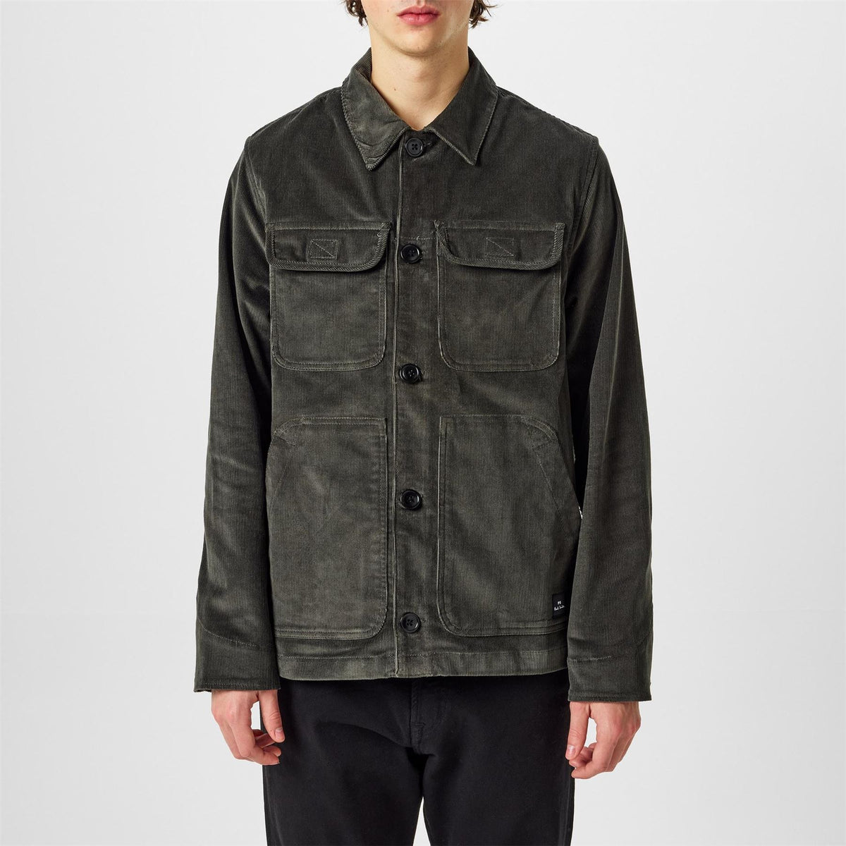 PS Paul Smith Corduroy Shirt Jacket Organic Cotton Long Sleeve Overshirt