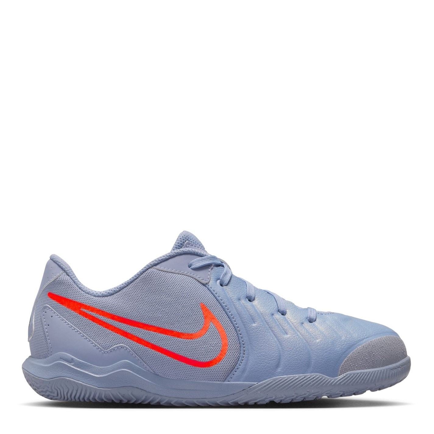 Nike Jr. Tiempo Legend 10 Academy Little Big Kids Indoor Court Low Top Football Shoes