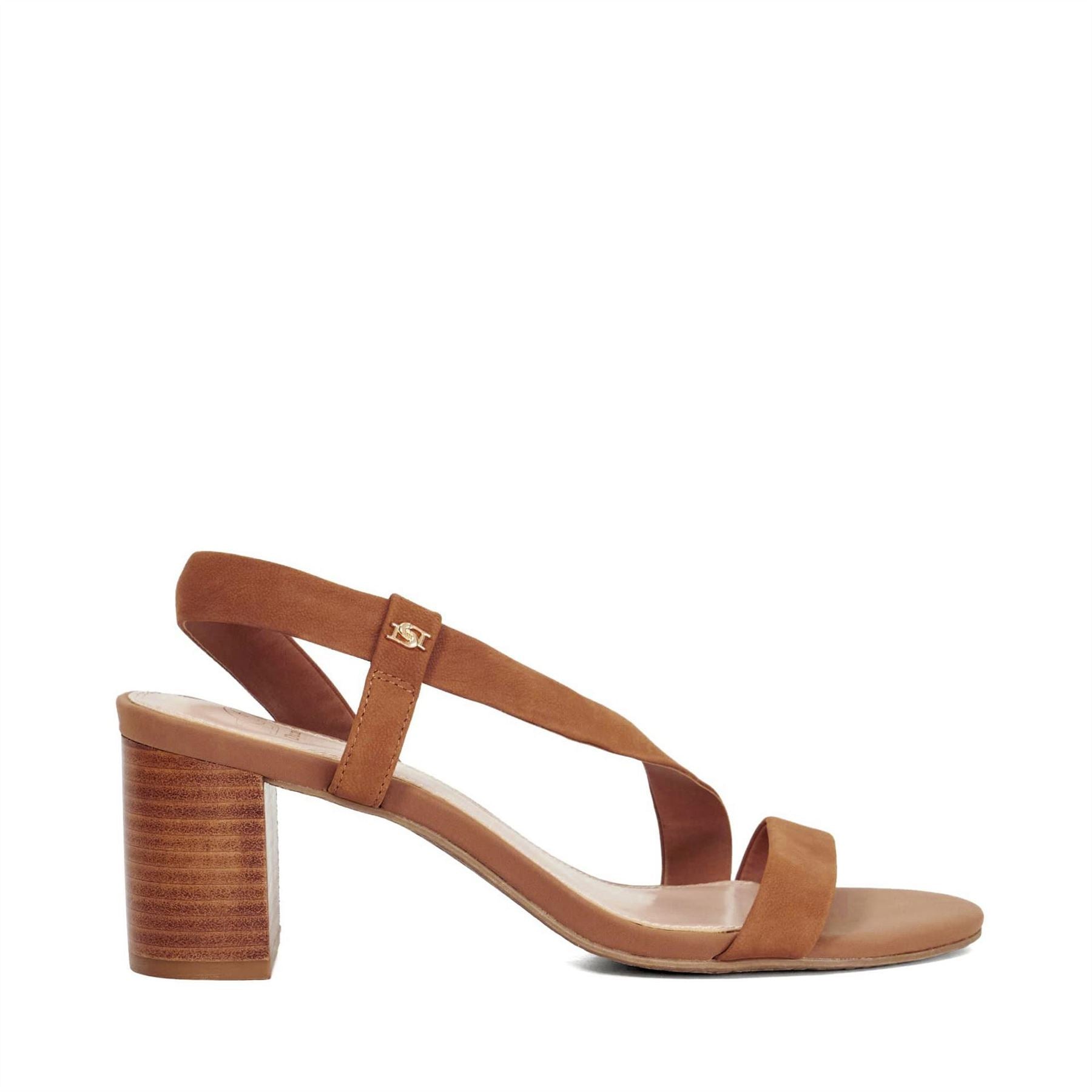 Dune London High Heel Block Heeled Slingback Sandals