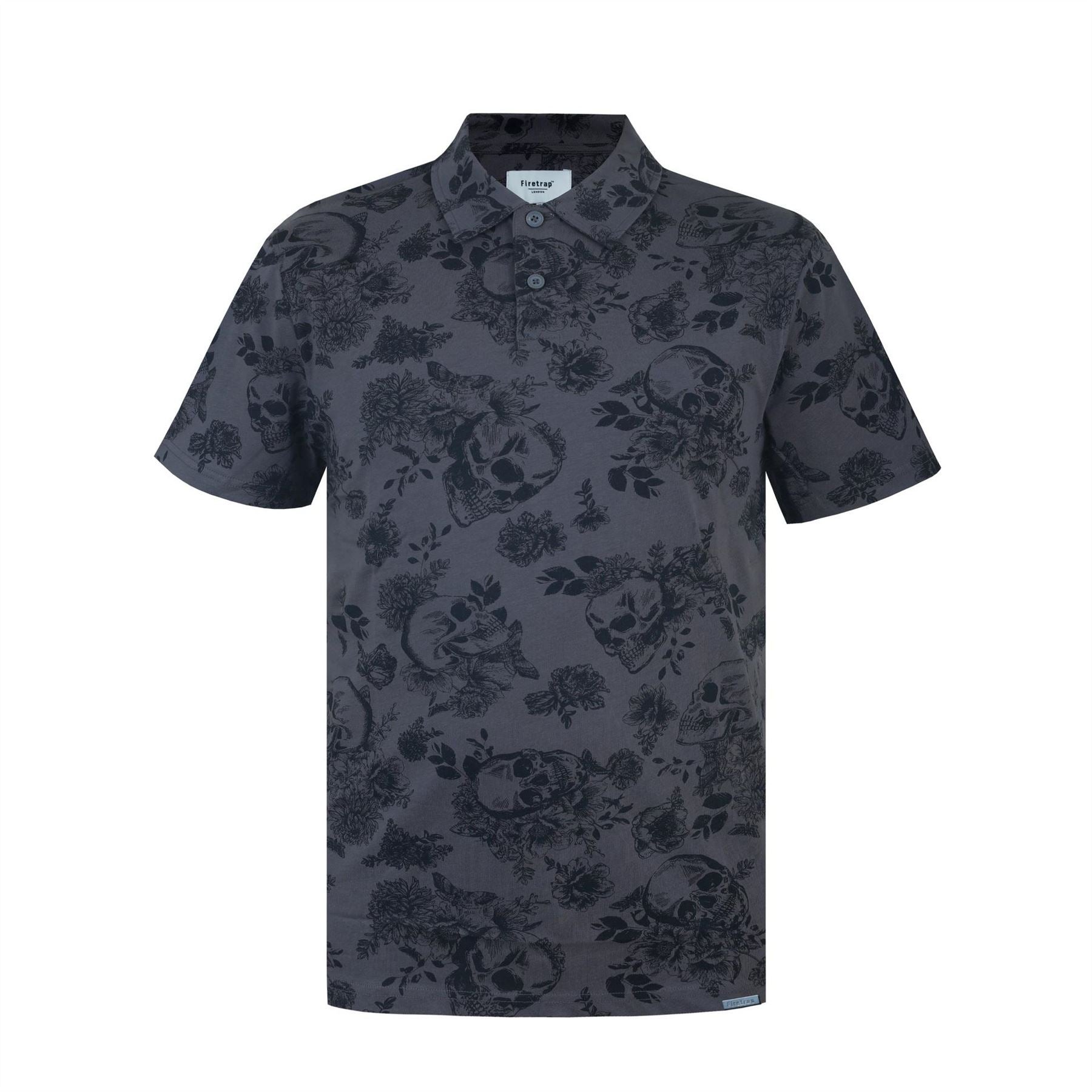 Firetrap Mens All Over Print Polo Top