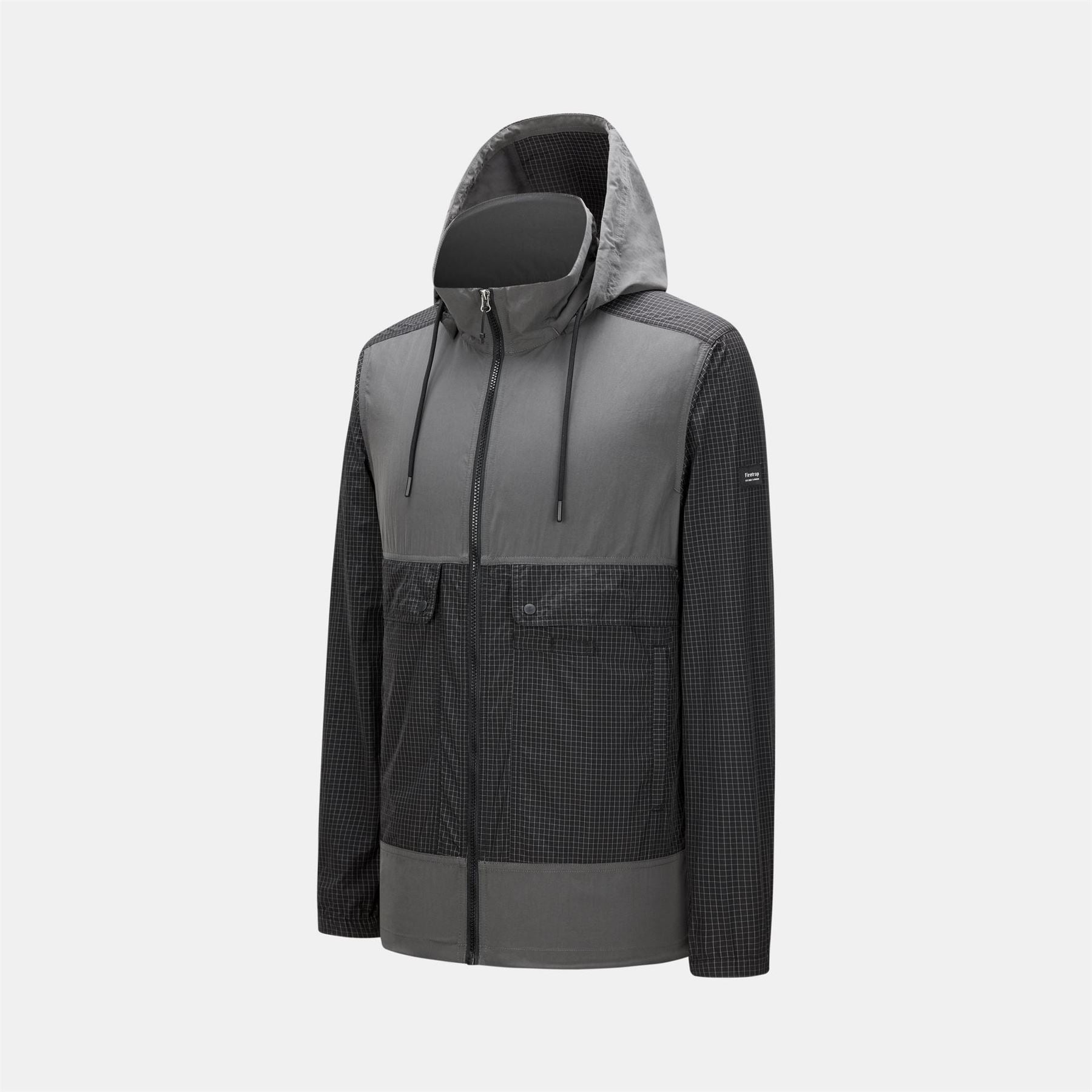 Firetrap Lightweight Wind Resistant Rain Anorak