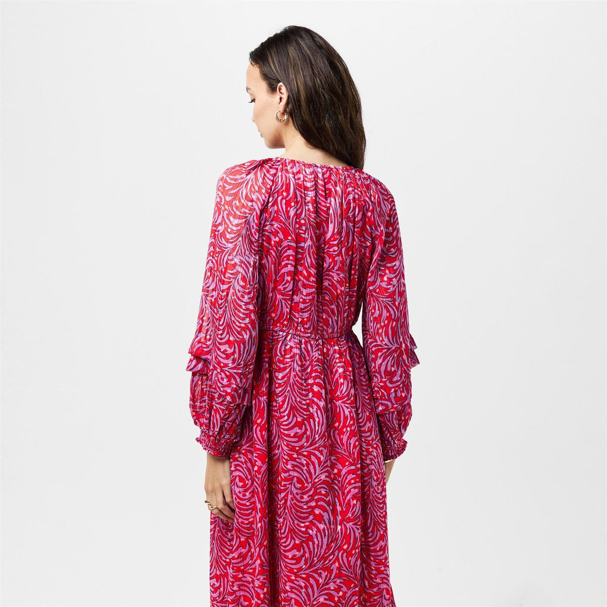 French Connection Calista Midi A Line Dress