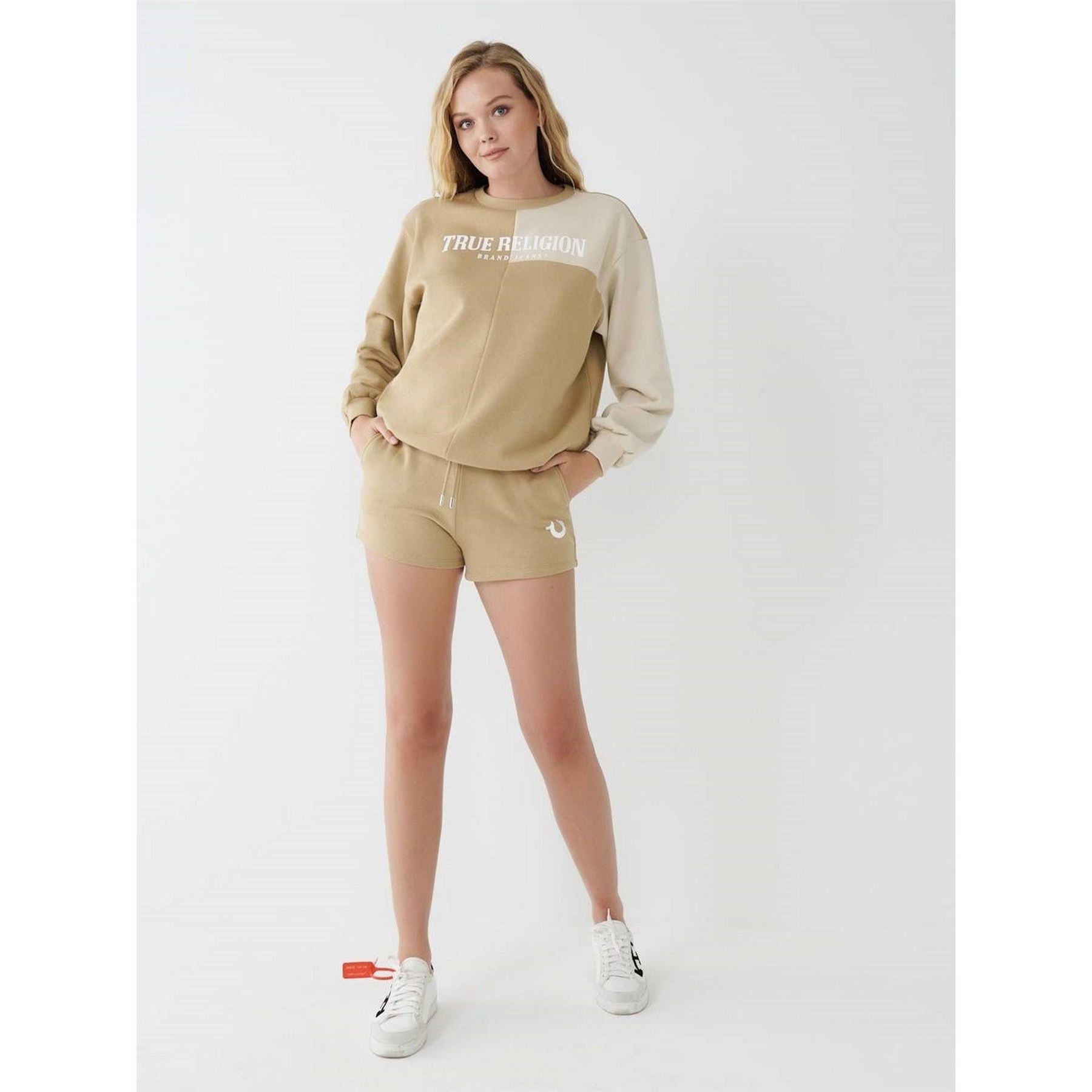 True Religion Fleece Lounge Jogger Shorts