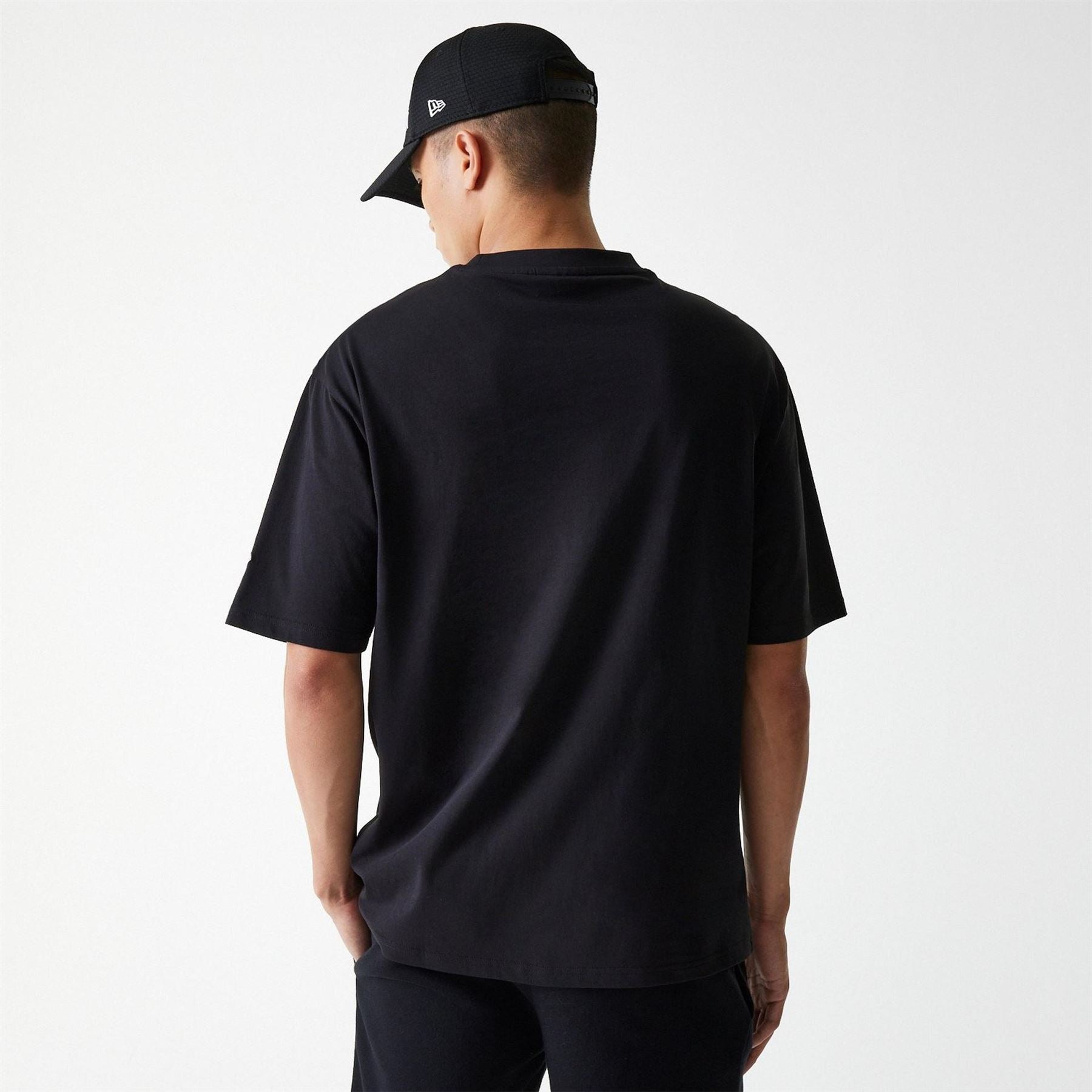New Era Essential Oversized Embroidered Boyfriend T-Shirt