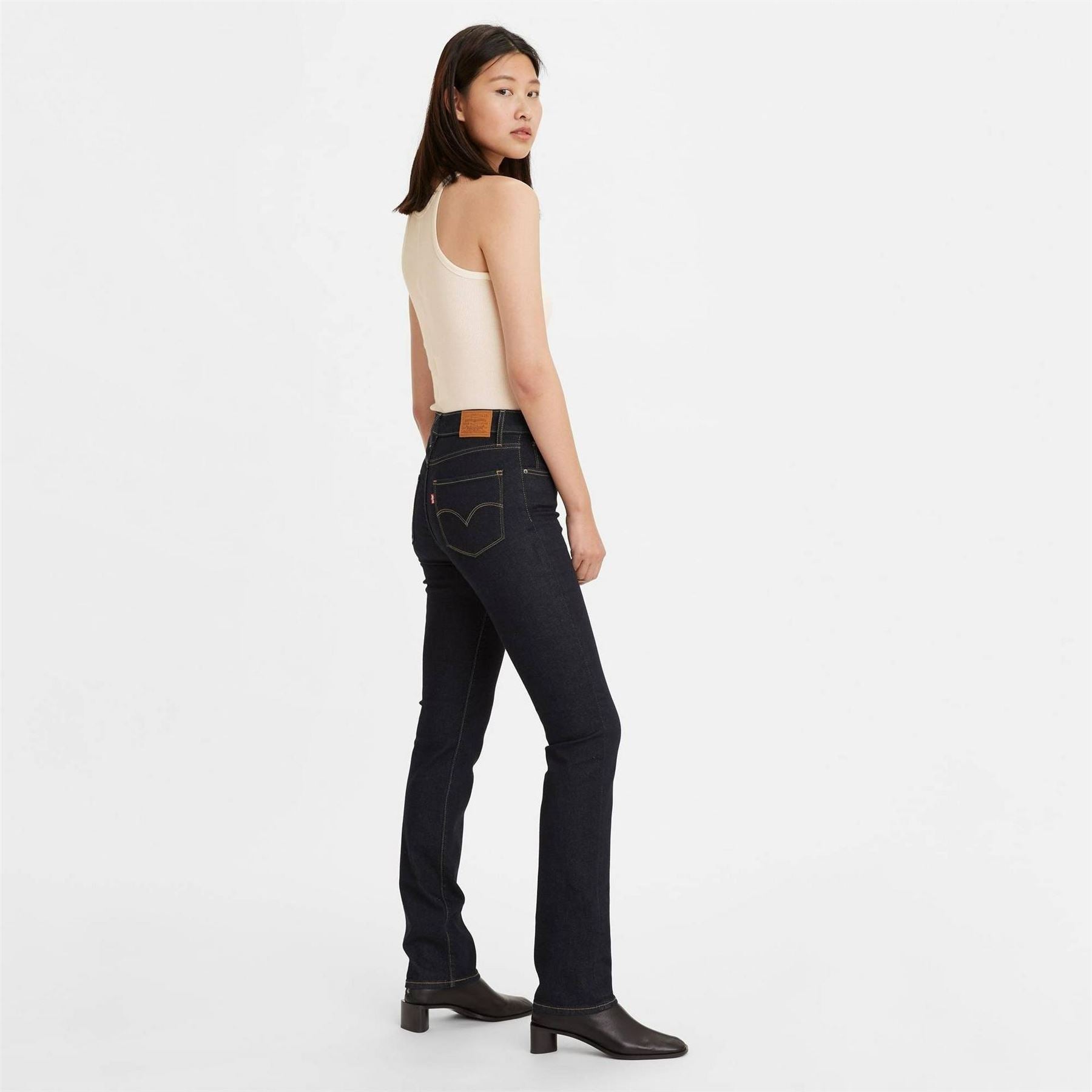 Levis High Rise Straight Jeans