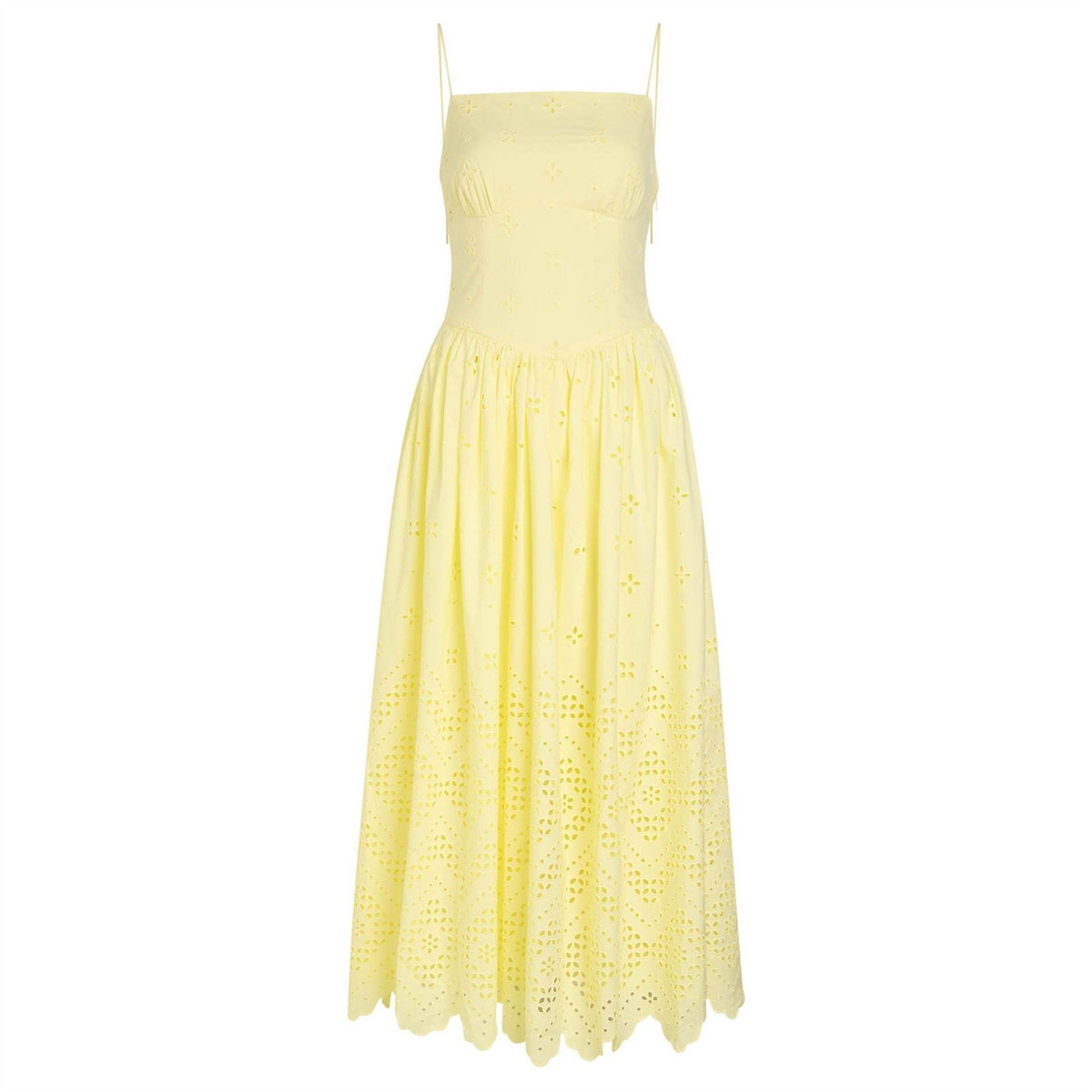 Self Portrait Broderie Midi Dress
