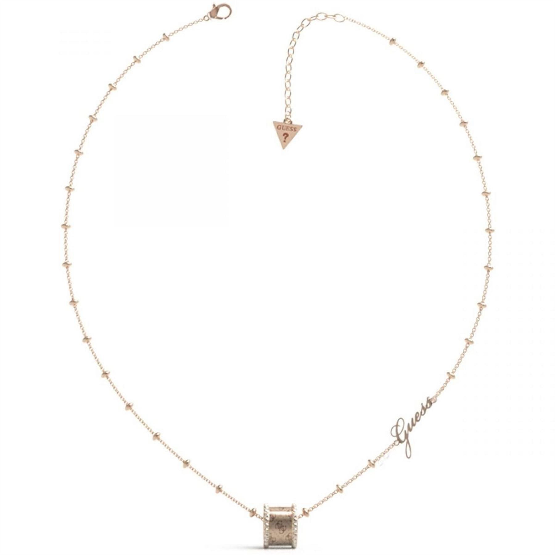 Guess Round Harmony Necklace Ubn01153rg