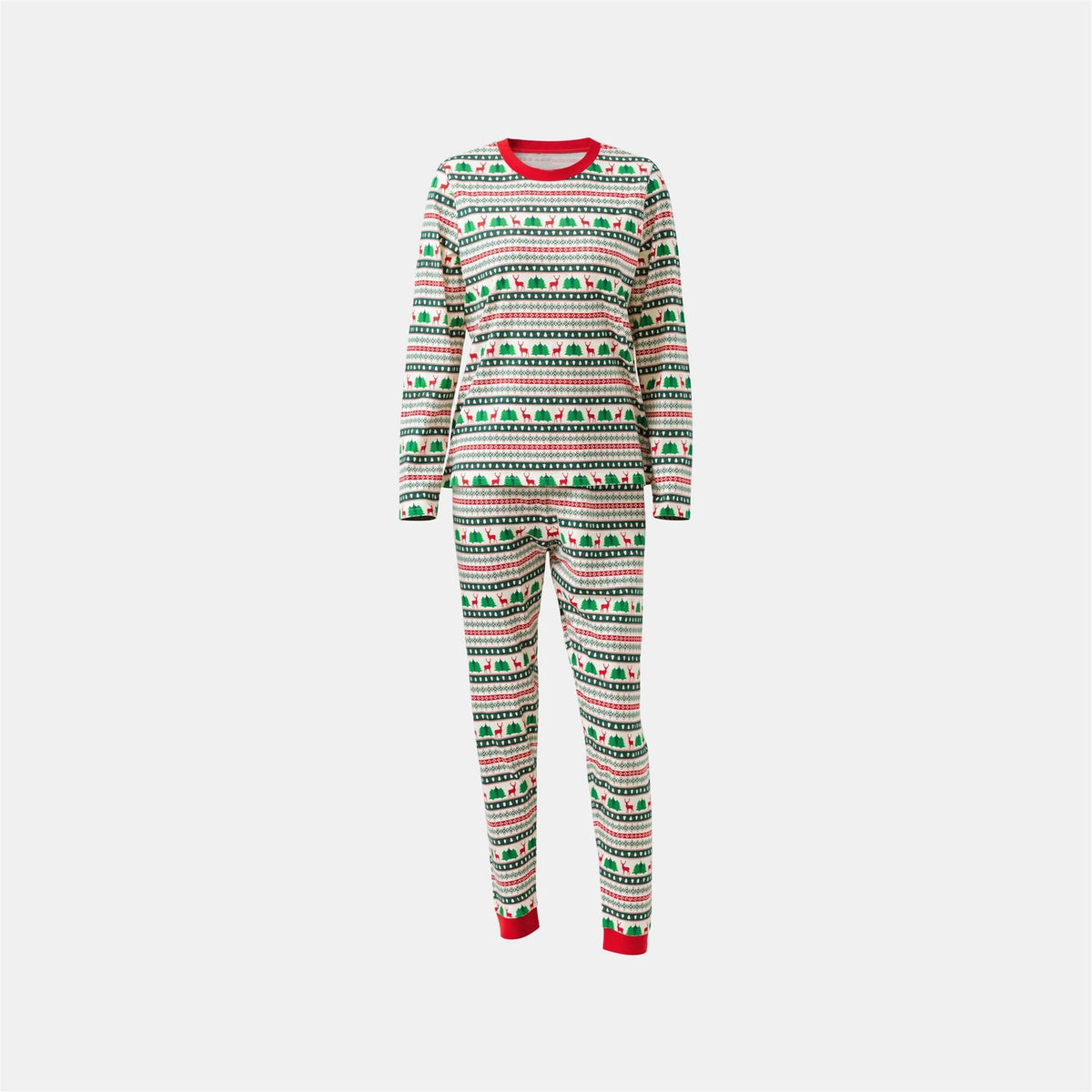 The Spirit Of Christmas Fairisle Xmas Family Cotton Pyjamas