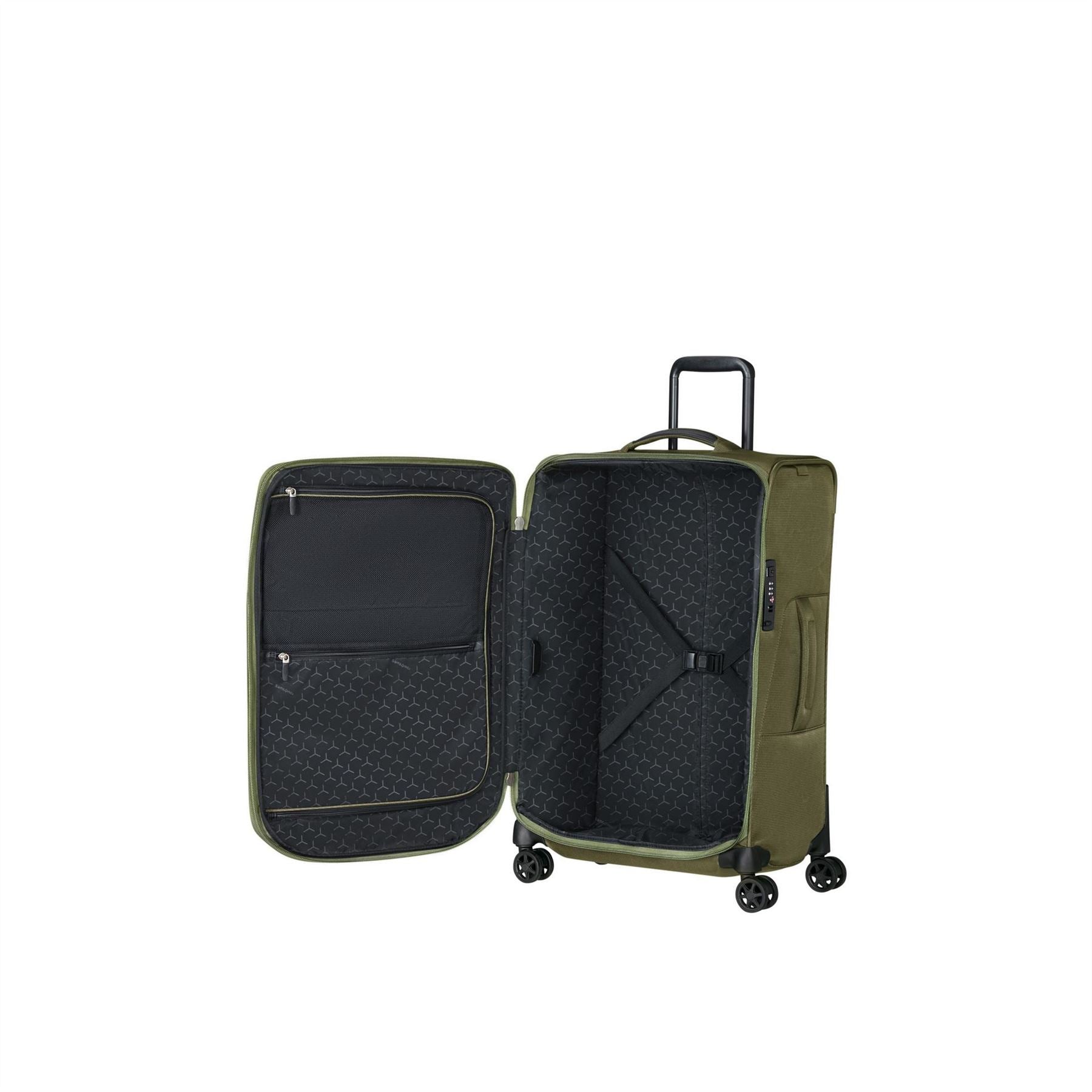 Samsonite Sng Eco Spinner 67x44x27 31cm Exp Fl Medium Soft Suitcase