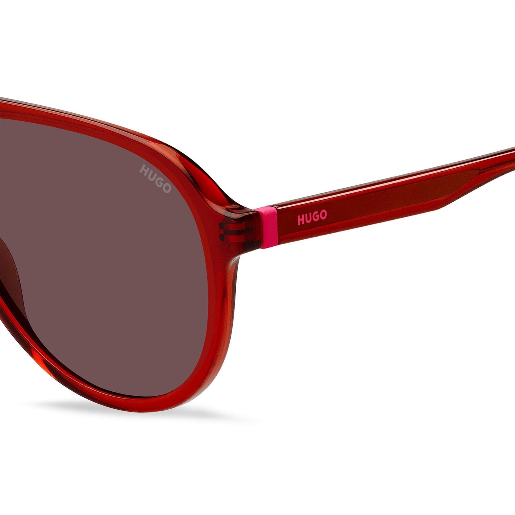 Hugo Pilot Round Sunglasses