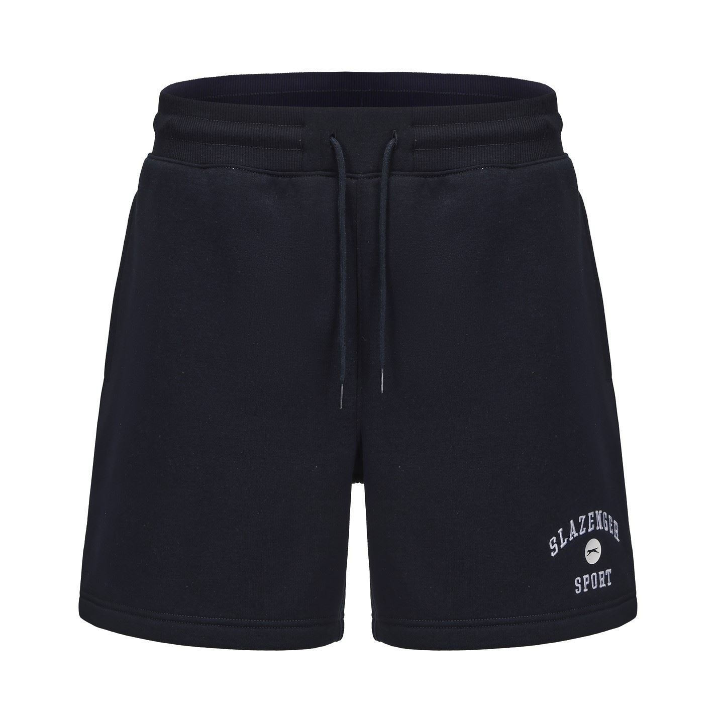 Slazenger Fleece Logo Print Athletic Shorts