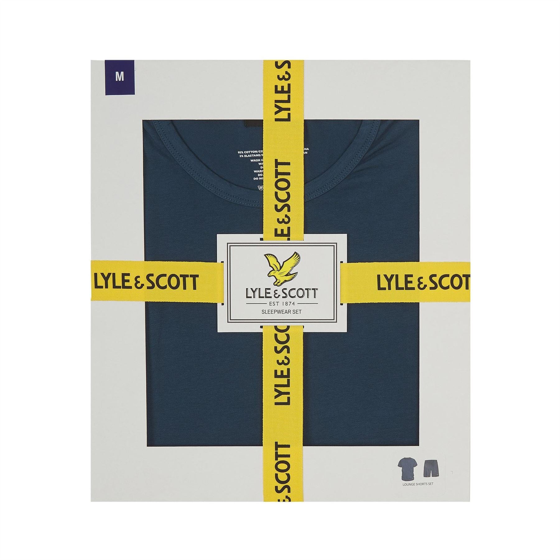 Lyle and Scott Idris Crew Neck Short Sleeve Lounge Set