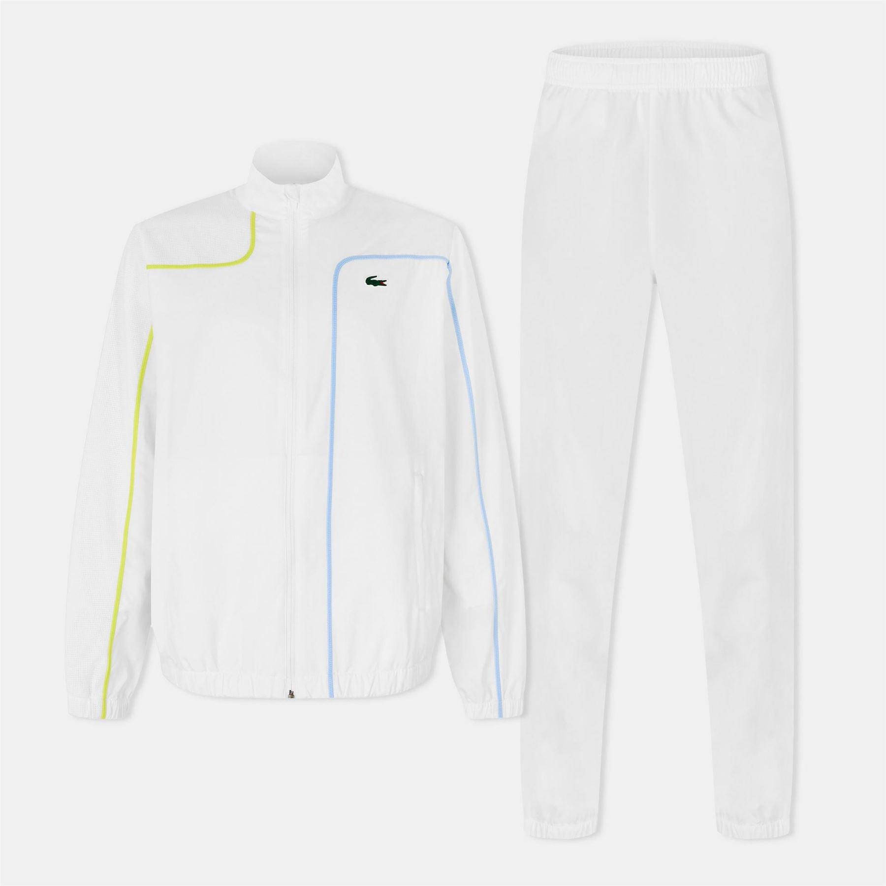 Lacoste Zip Neck Long Sleeve Sweatshirt Full Tracksuit